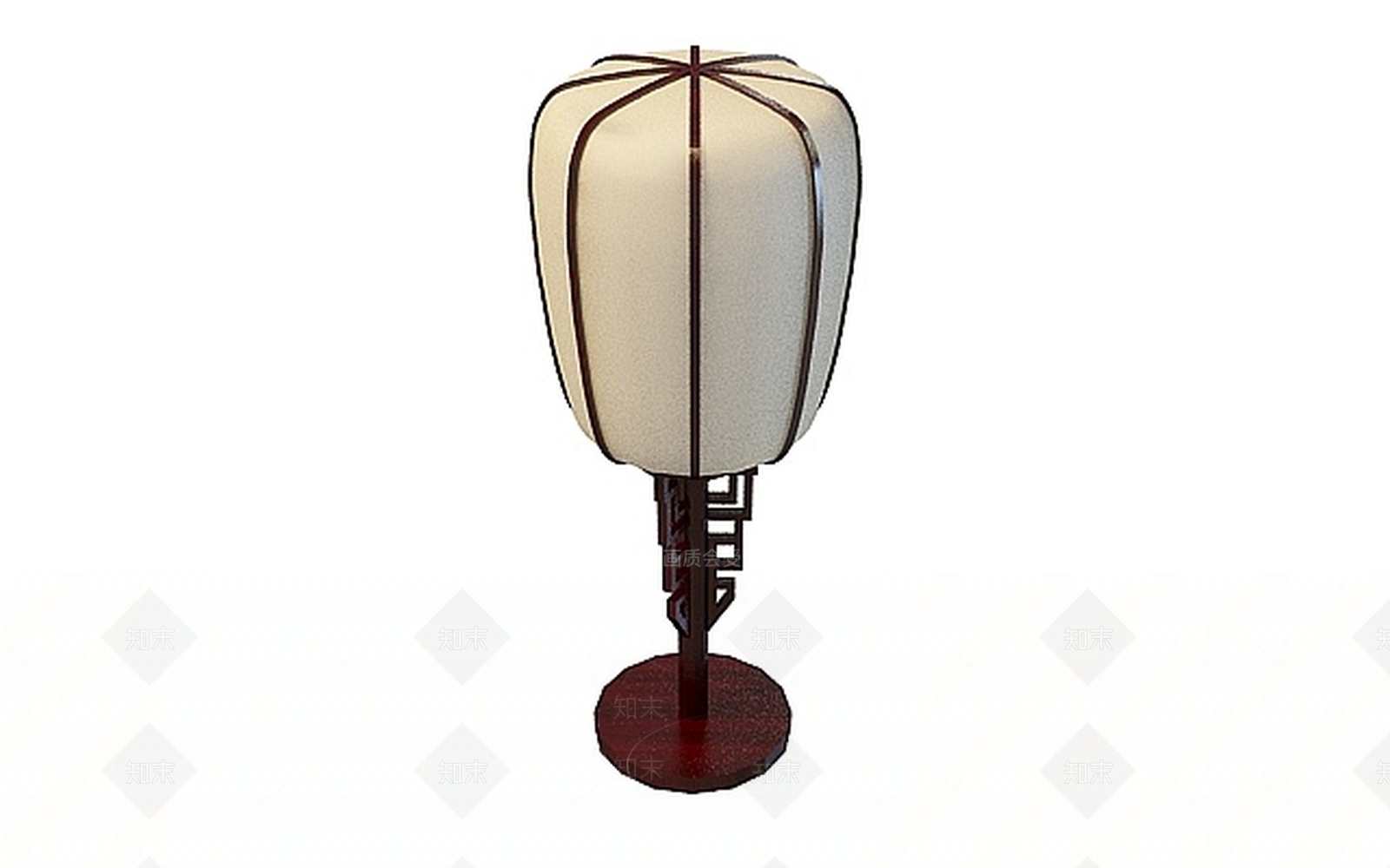 中式台灯3D模型下载【ID:1197639926】