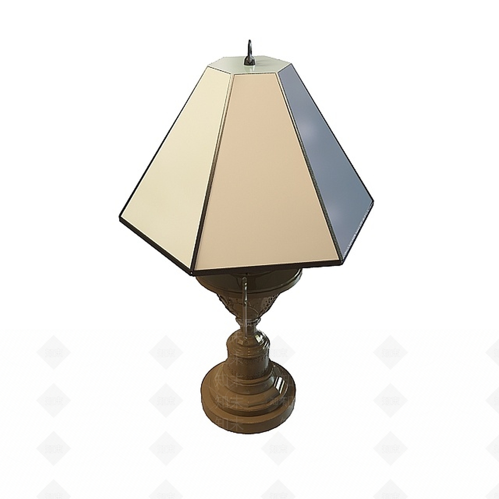 现代精品台灯3D模型下载【ID:1197640041】
