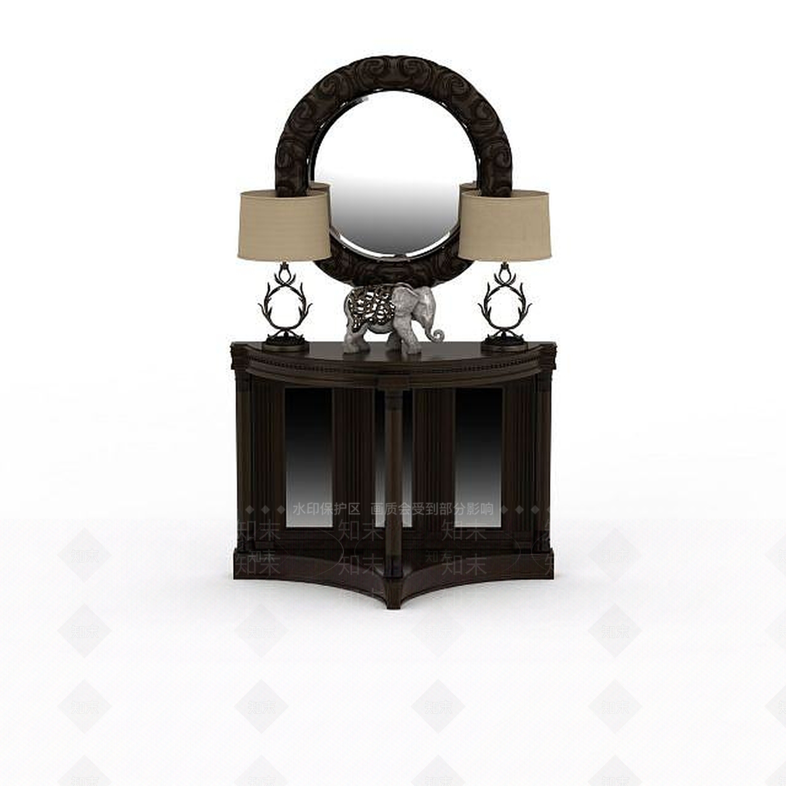 现代衣柜3D模型下载【ID:1197640585】
