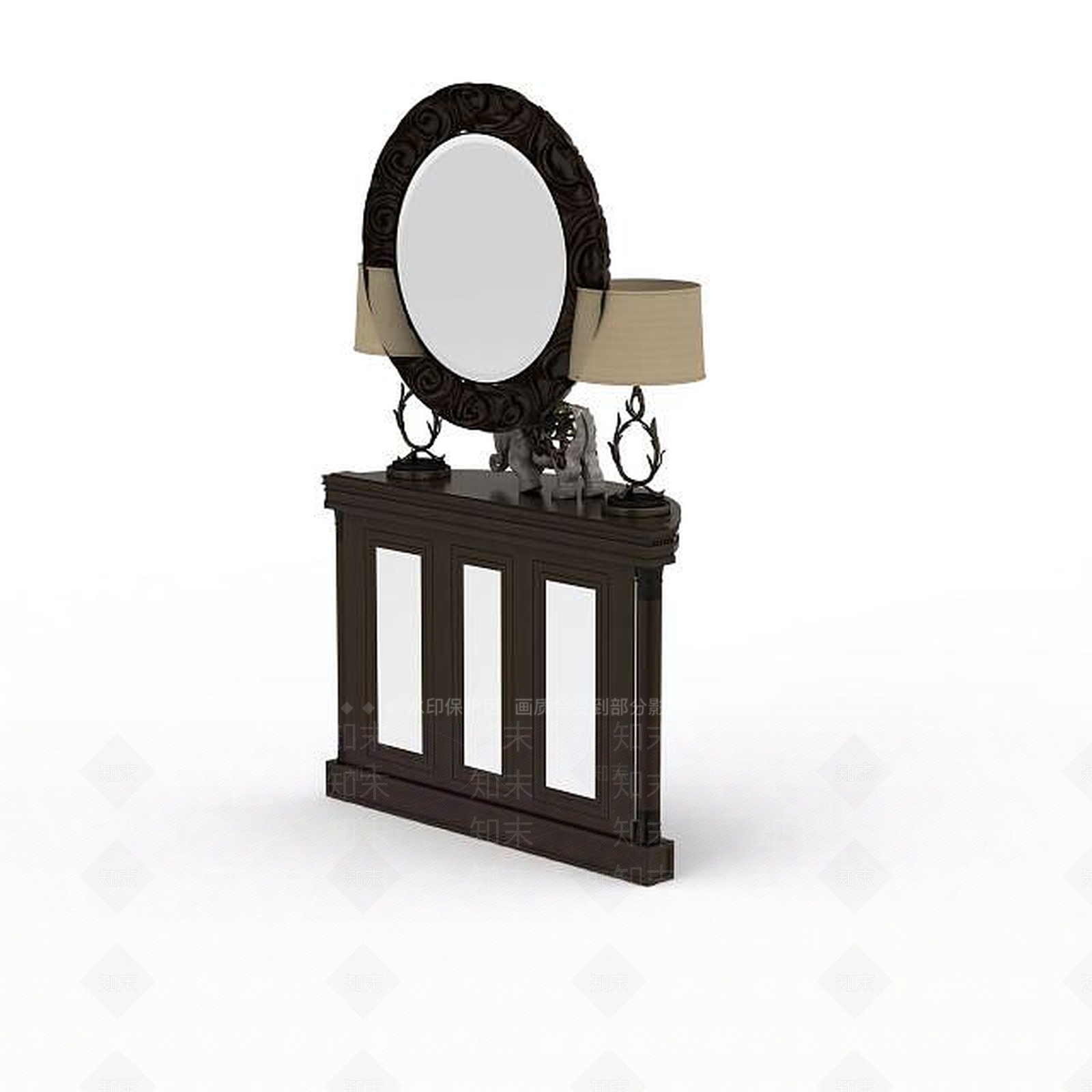 现代衣柜3D模型下载【ID:1197640585】