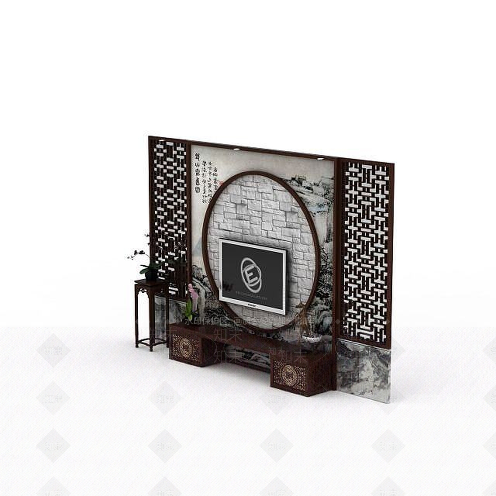 现代摆件组合3D模型下载【ID:1197642208】