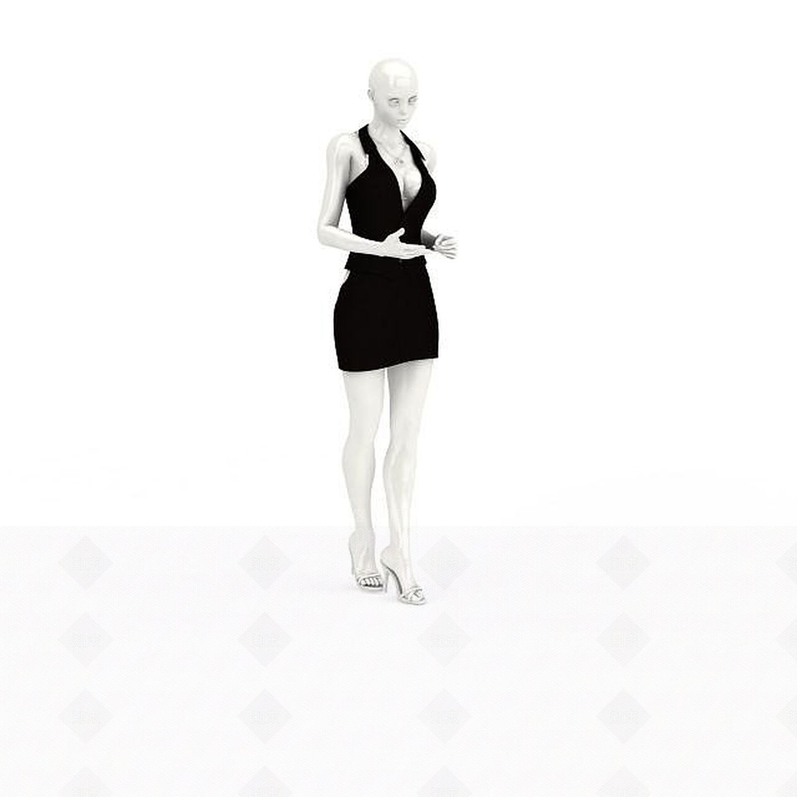 现代虚拟人物3D模型下载【ID:1199844035】
