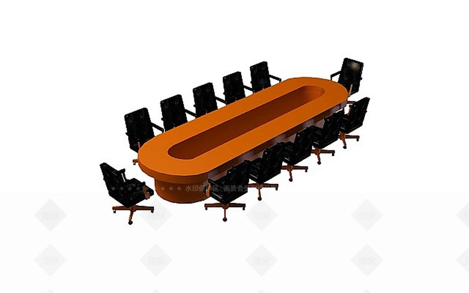 现代书桌椅3D模型下载【ID:1199765150】