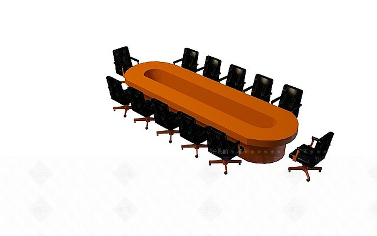 现代书桌椅3D模型下载【ID:1199765150】