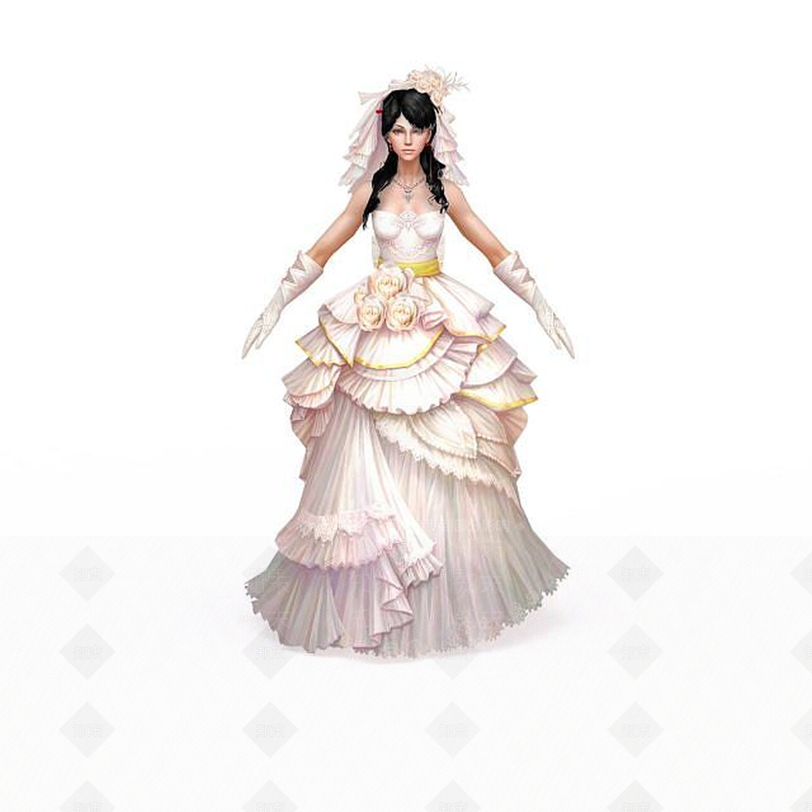现代虚拟人物3D模型下载【ID:1200011897】