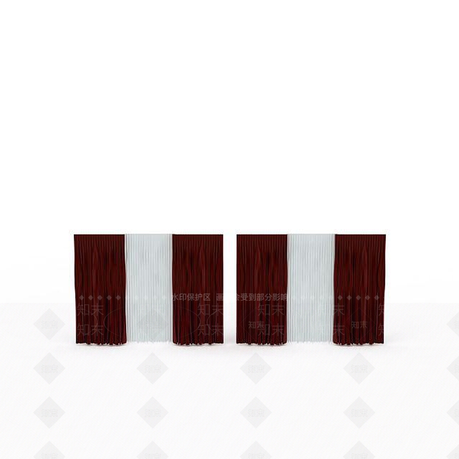 现代会议室遮光窗帘3D模型下载【ID:1197643374】