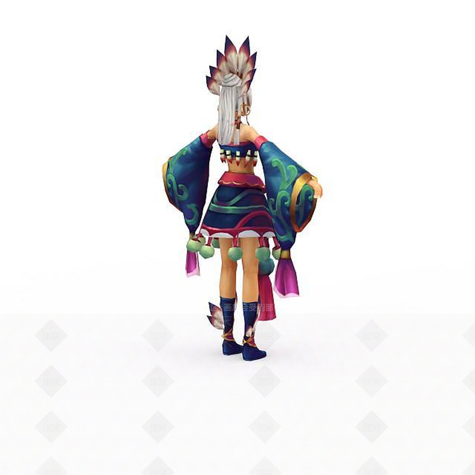 现代虚拟人物3D模型下载【ID:1199769643】