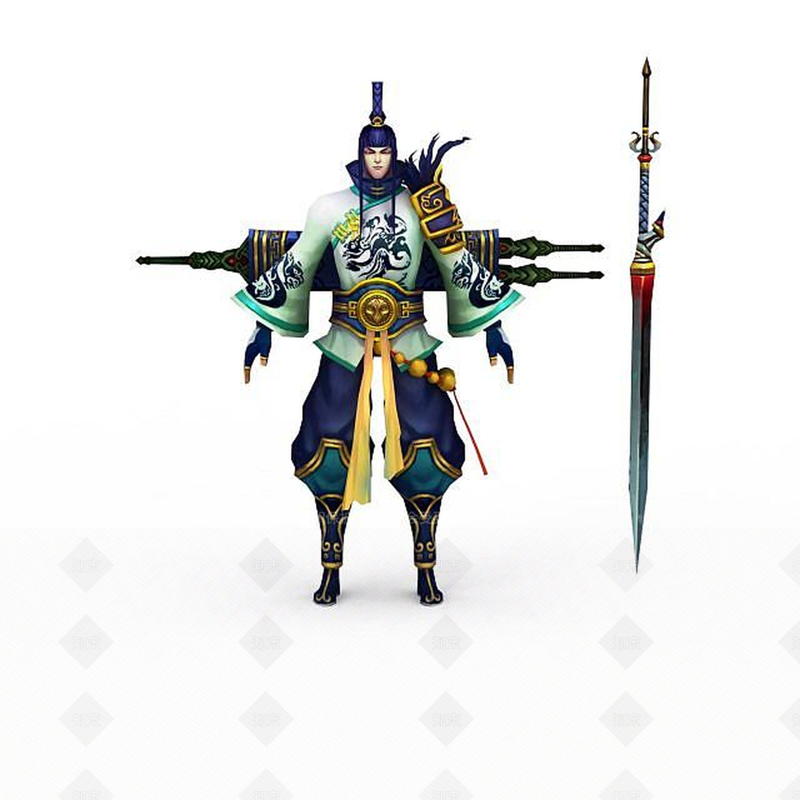 现代虚拟人物3D模型下载【ID:1199769661】