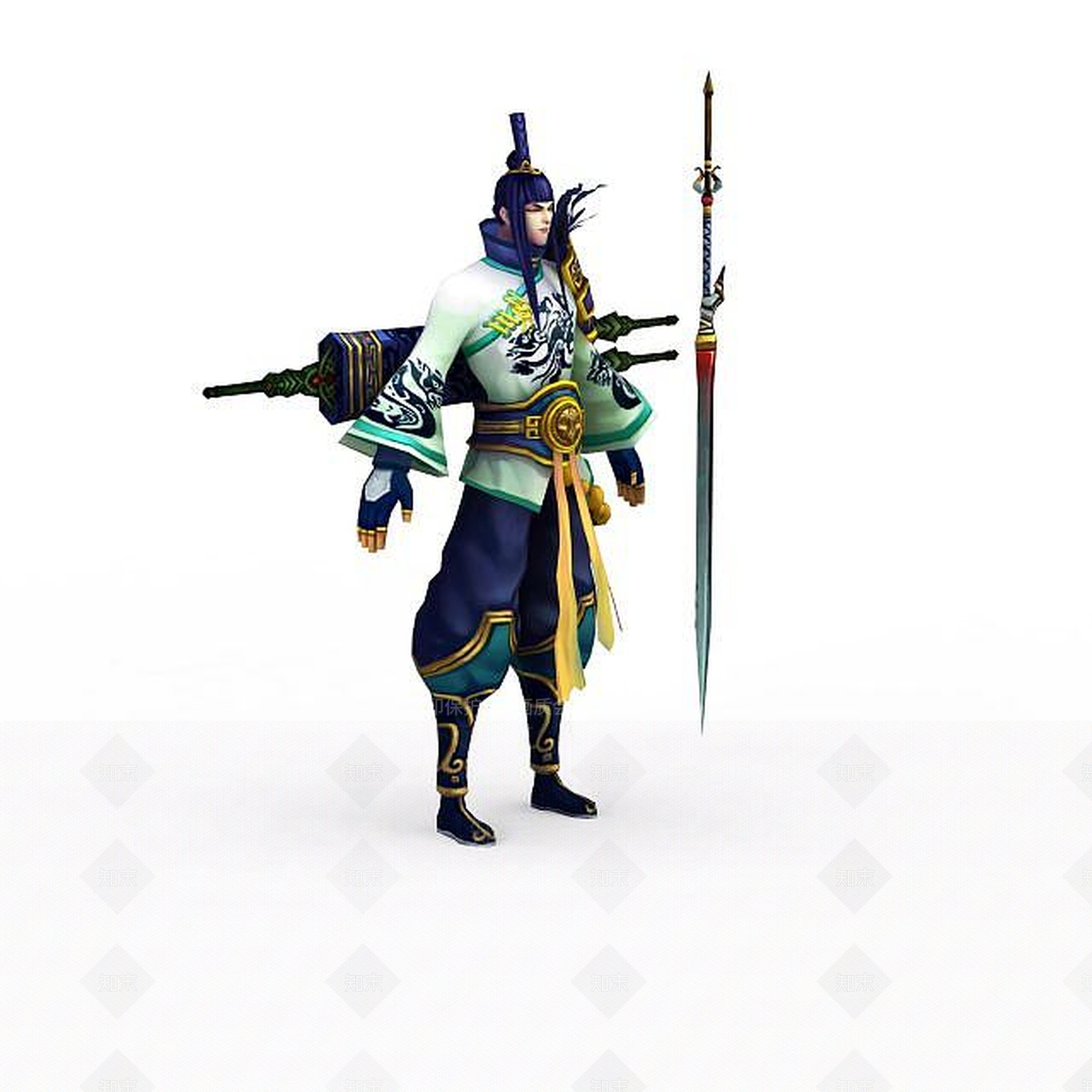现代虚拟人物3D模型下载【ID:1199769661】