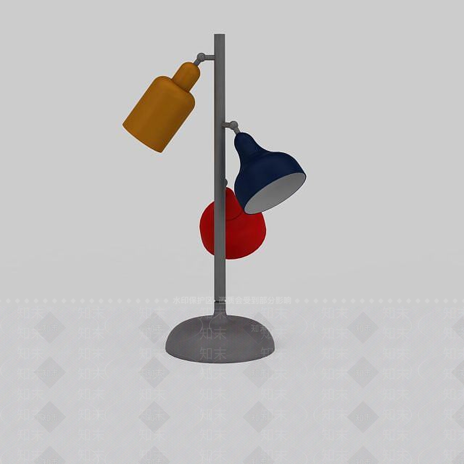 现代卧室创意台灯3D模型下载【ID:1197645169】