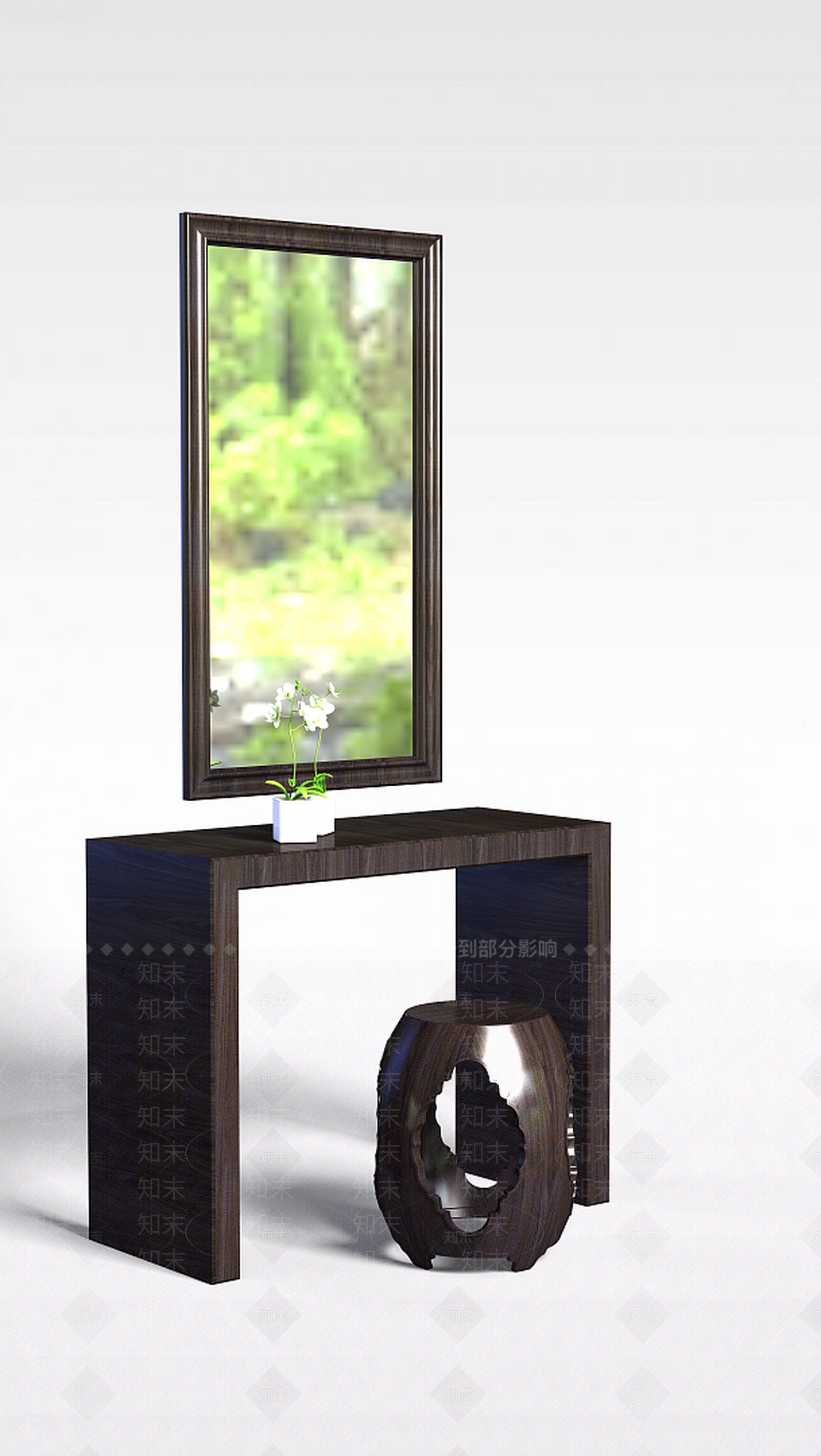 现代书桌3D模型下载【ID:1197645486】