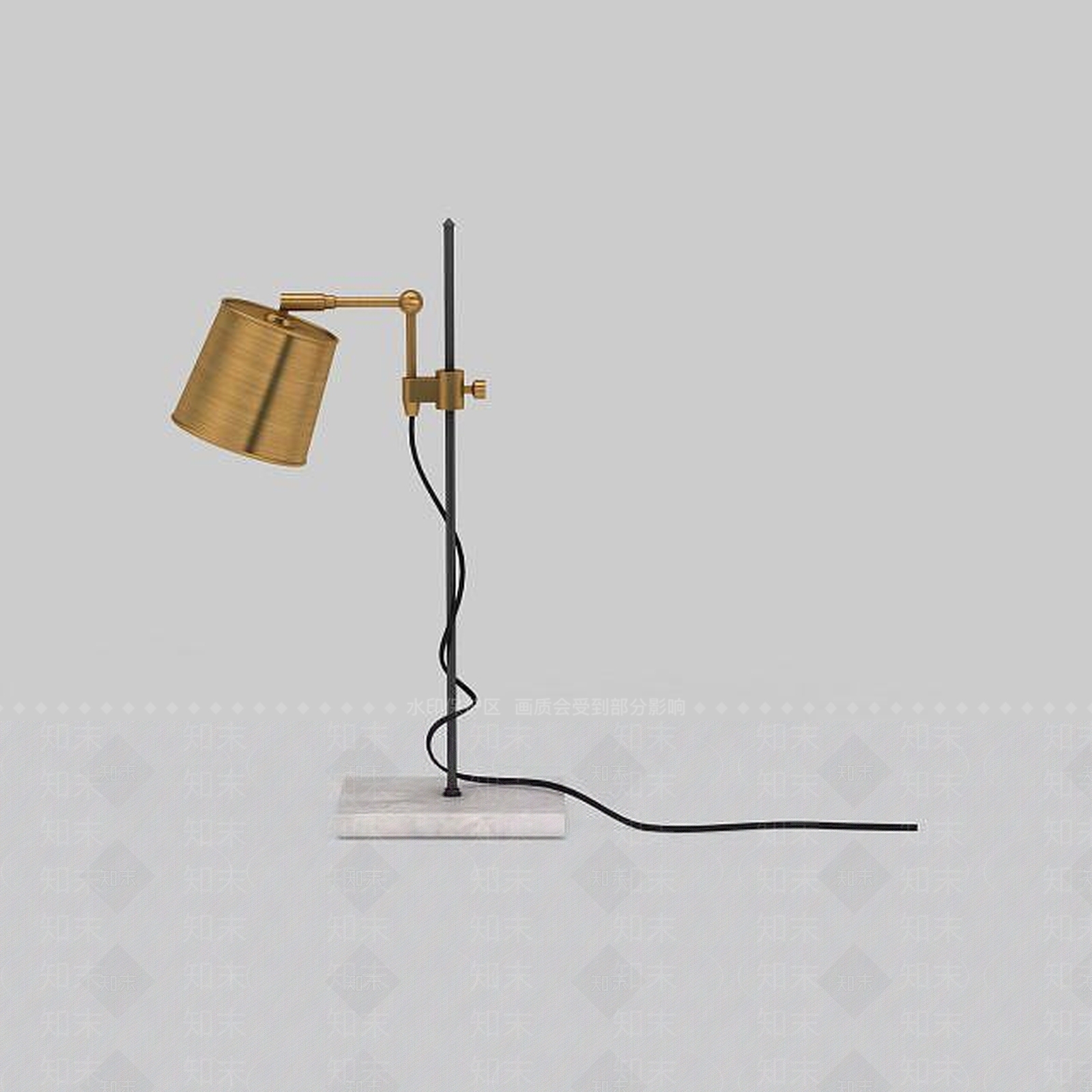 现代书房台灯3D模型下载【ID:1197645457】