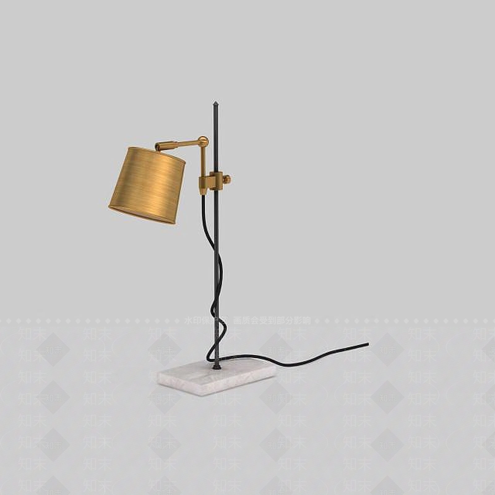 现代书房台灯3D模型下载【ID:1197645457】