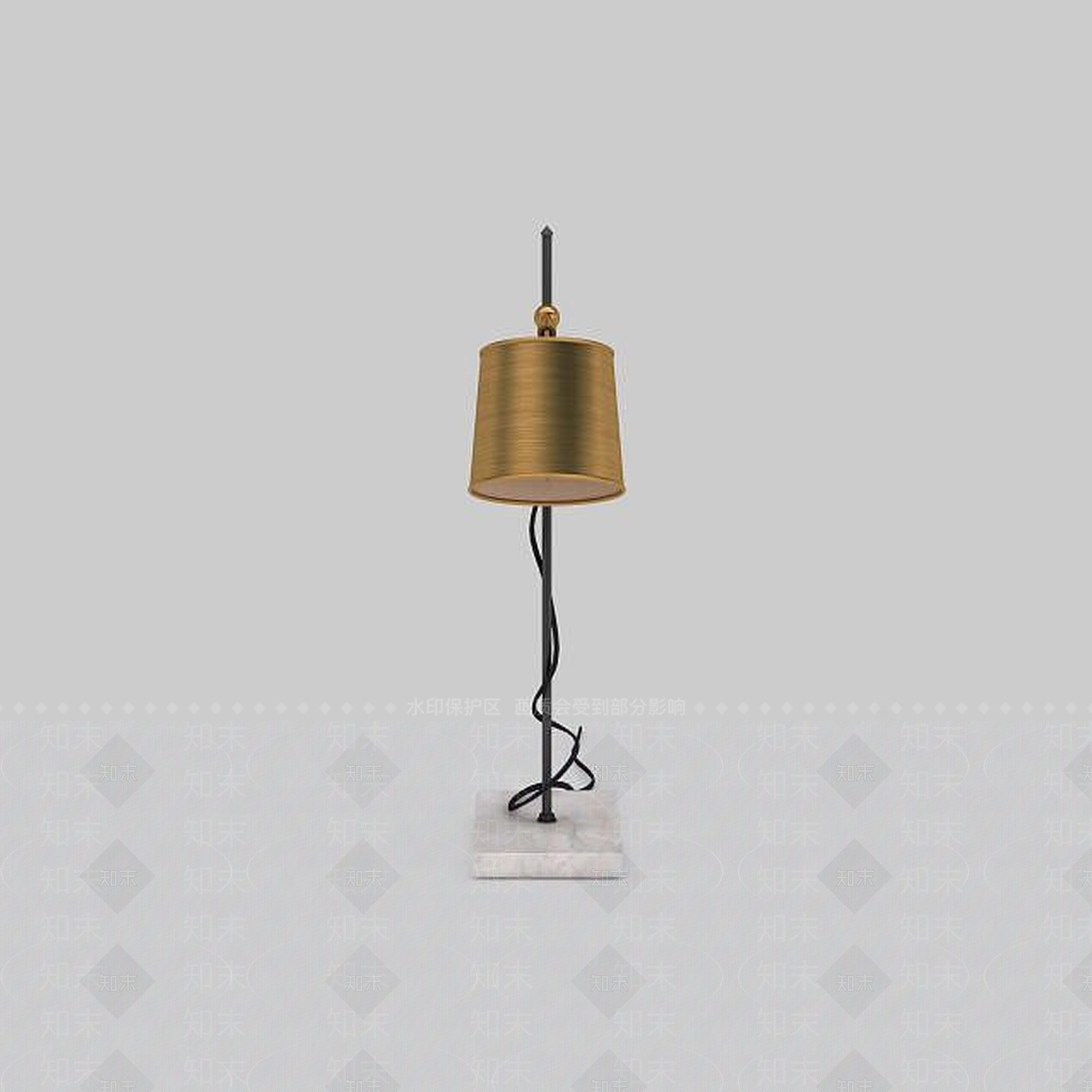 现代书房台灯3D模型下载【ID:1197645457】