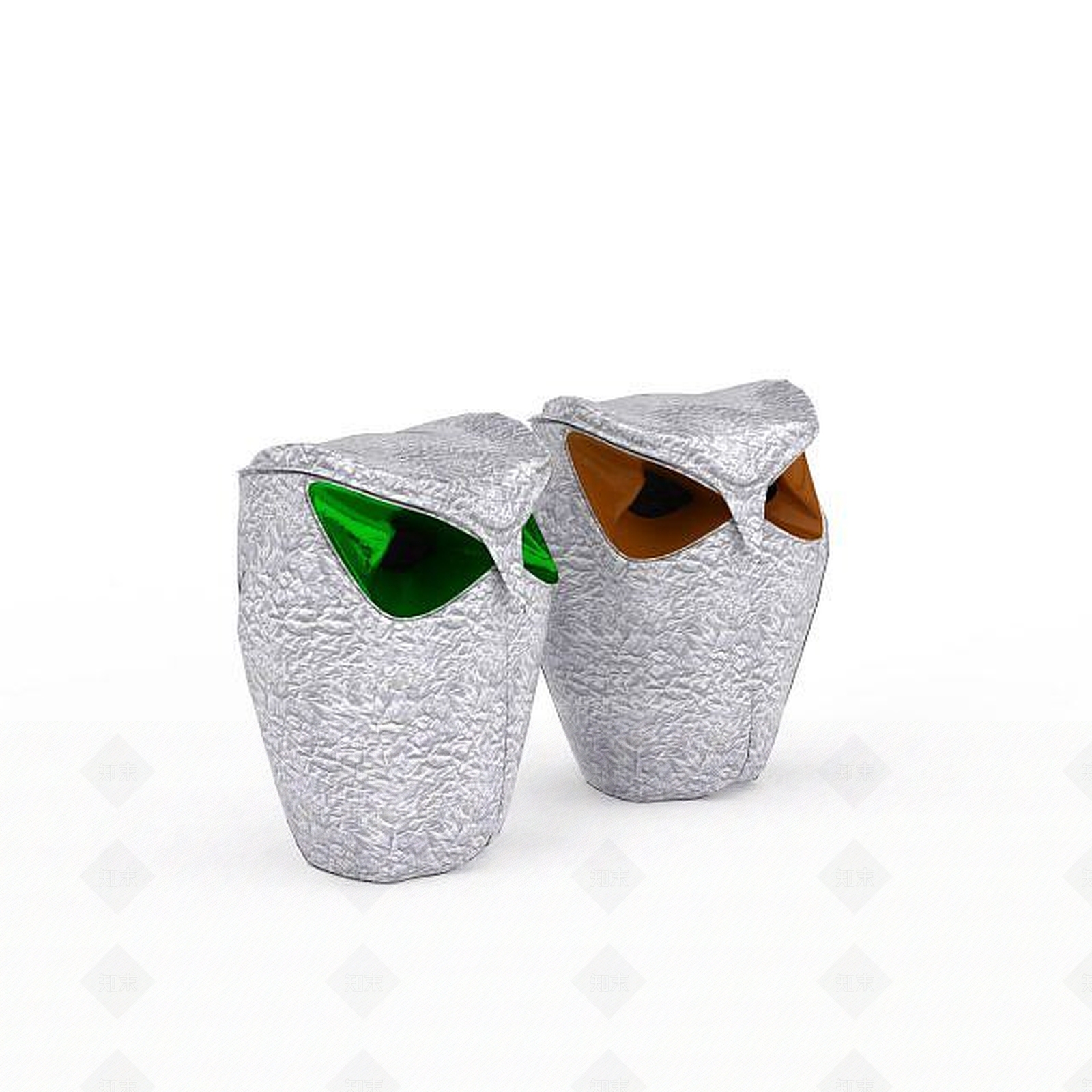 现代摆件组合3D模型下载【ID:1197645576】