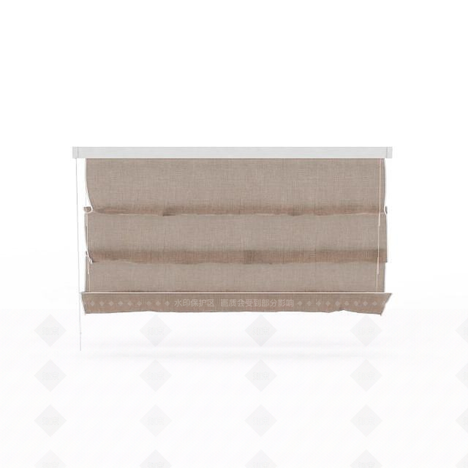 现代办公室遮光窗帘3D模型下载【ID:1197645840】