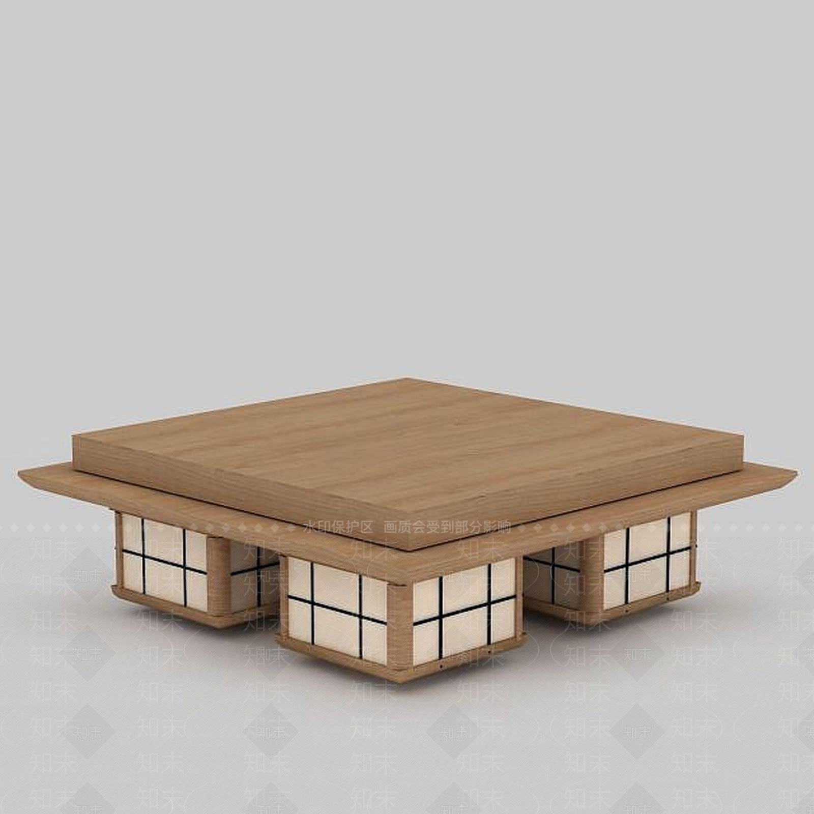 现代封闭式厨房3D模型下载【ID:1197645829】