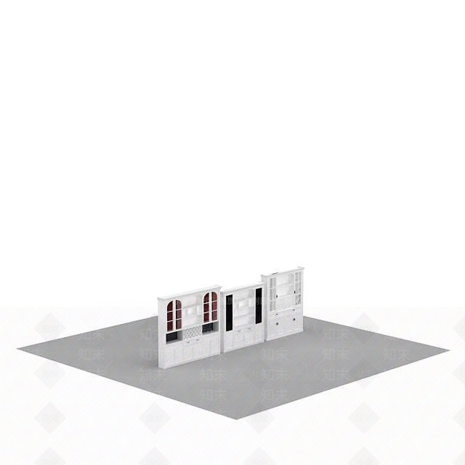 现代衣柜3D模型下载【ID:1199769543】