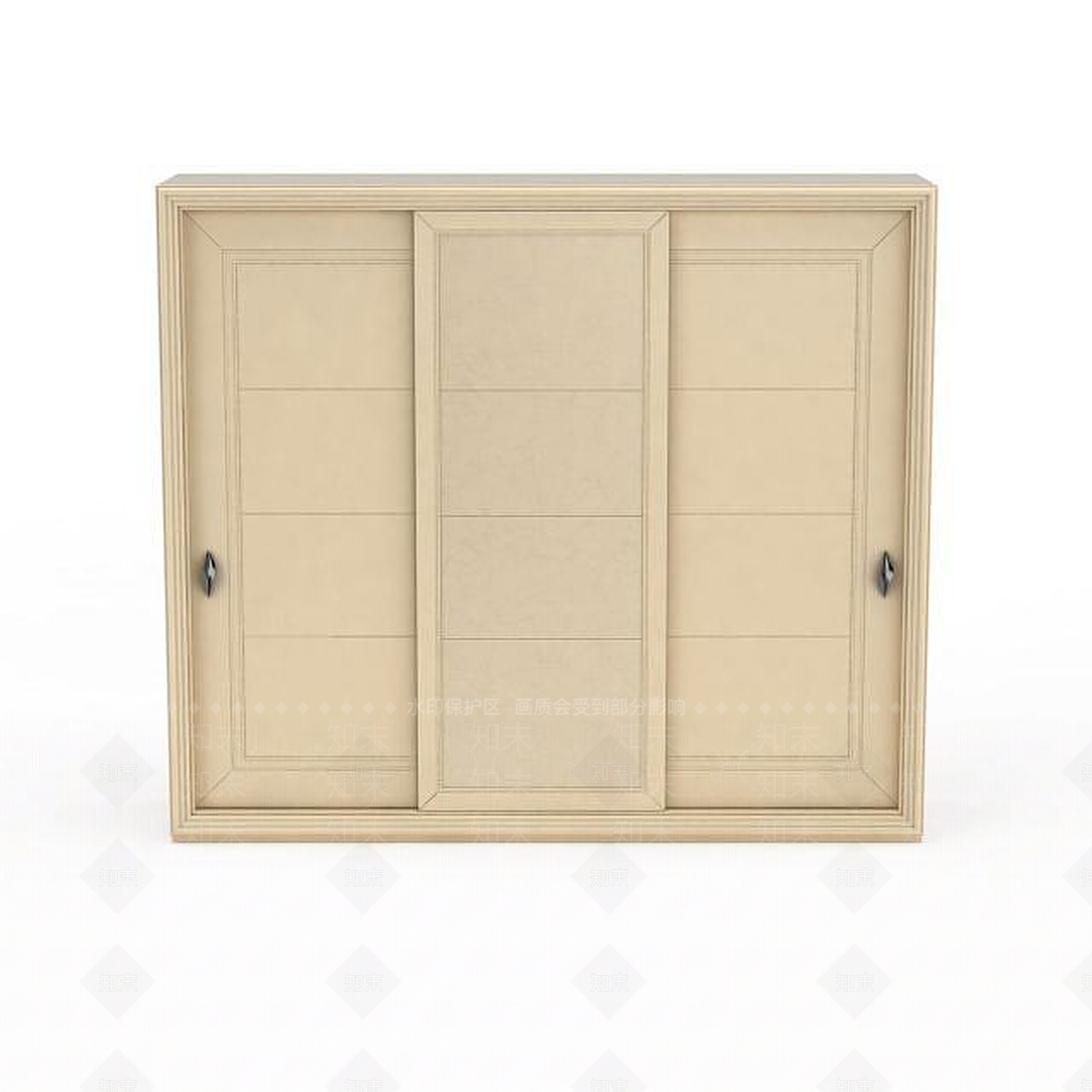 现代卧室衣柜3D模型下载【ID:1197647059】