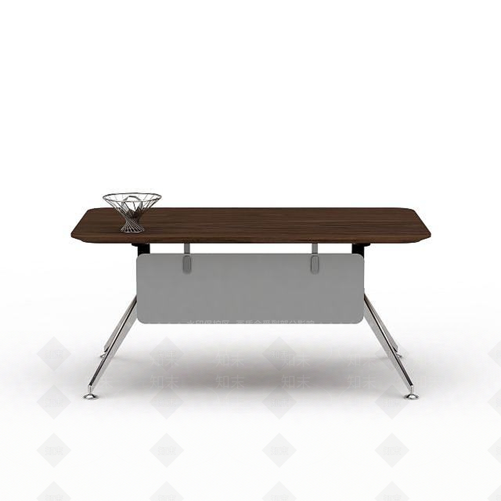 现代实木桌子3D模型下载【ID:1197647382】