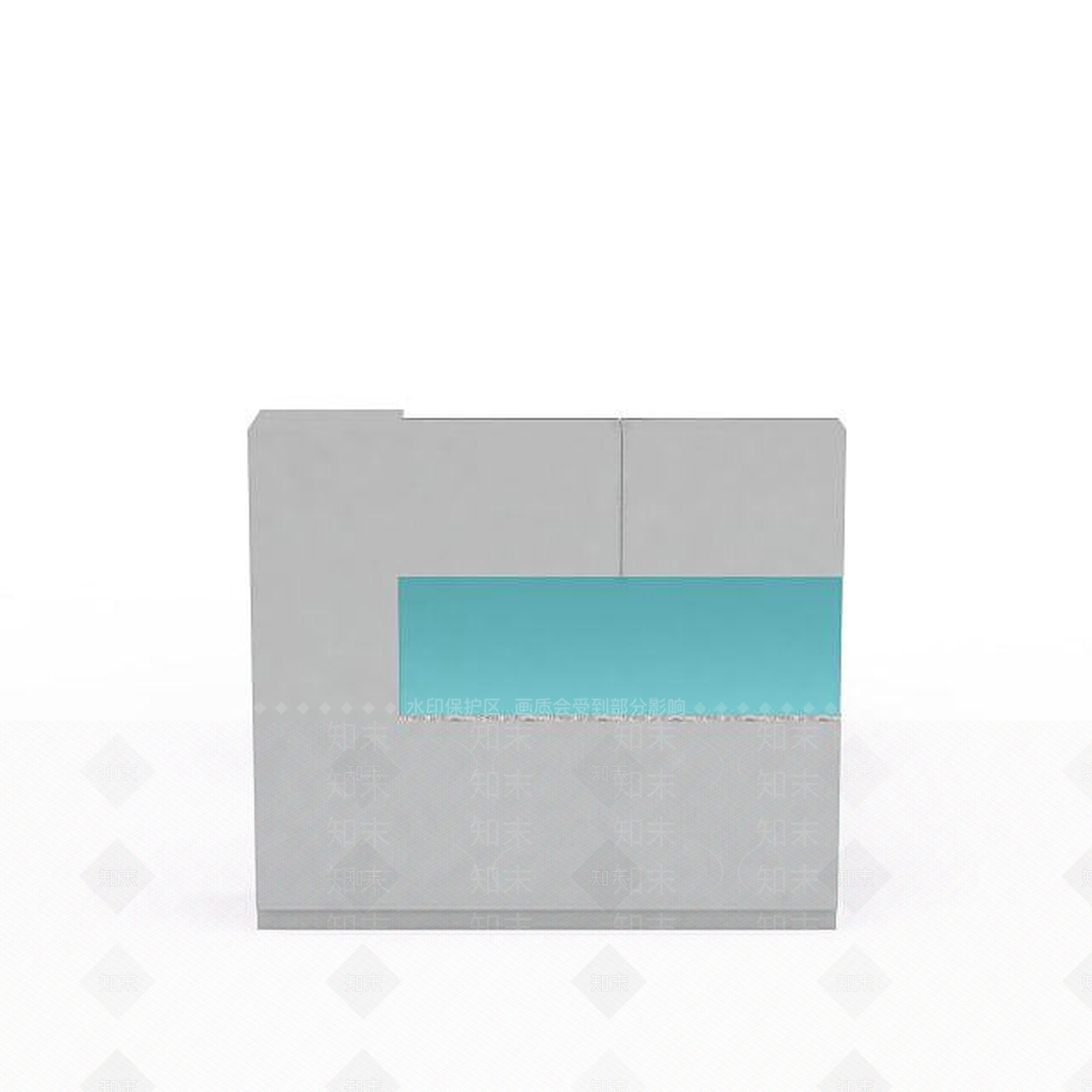 简欧风格橱柜3D模型下载【ID:1197647425】