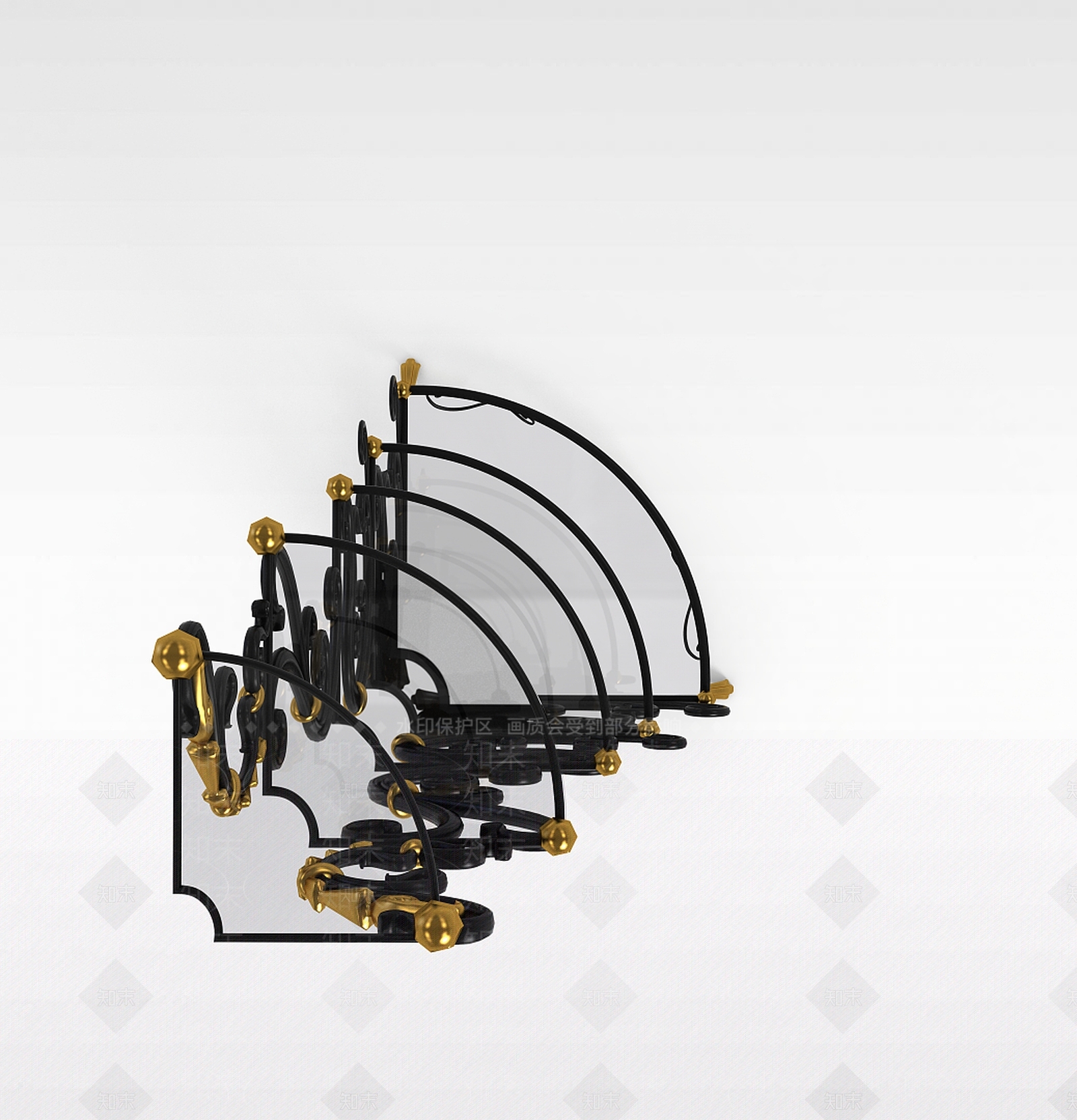 欧式古典欧式风格置物架3D模型下载【ID:1197647727】