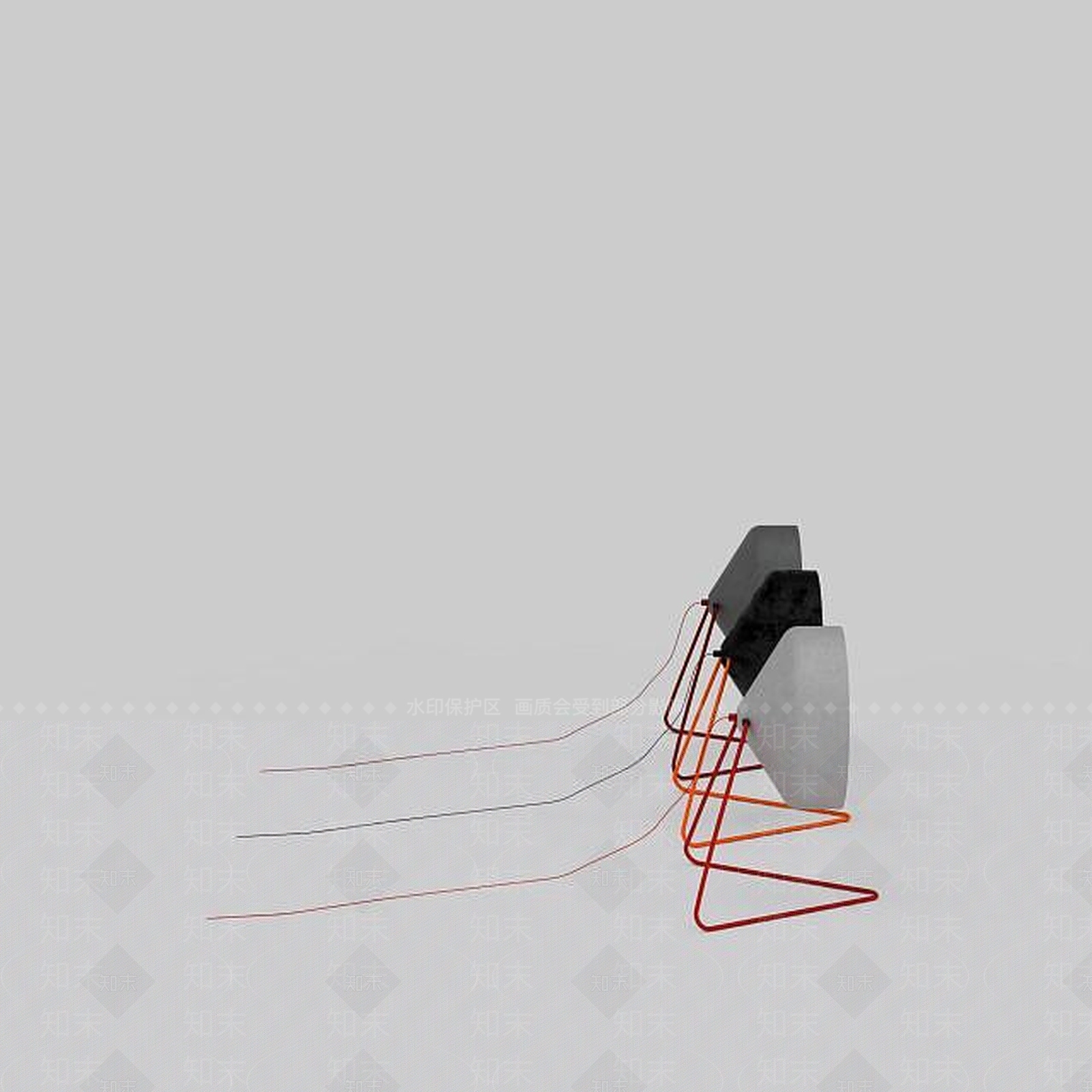 现代创意台灯3D模型下载【ID:1197650504】