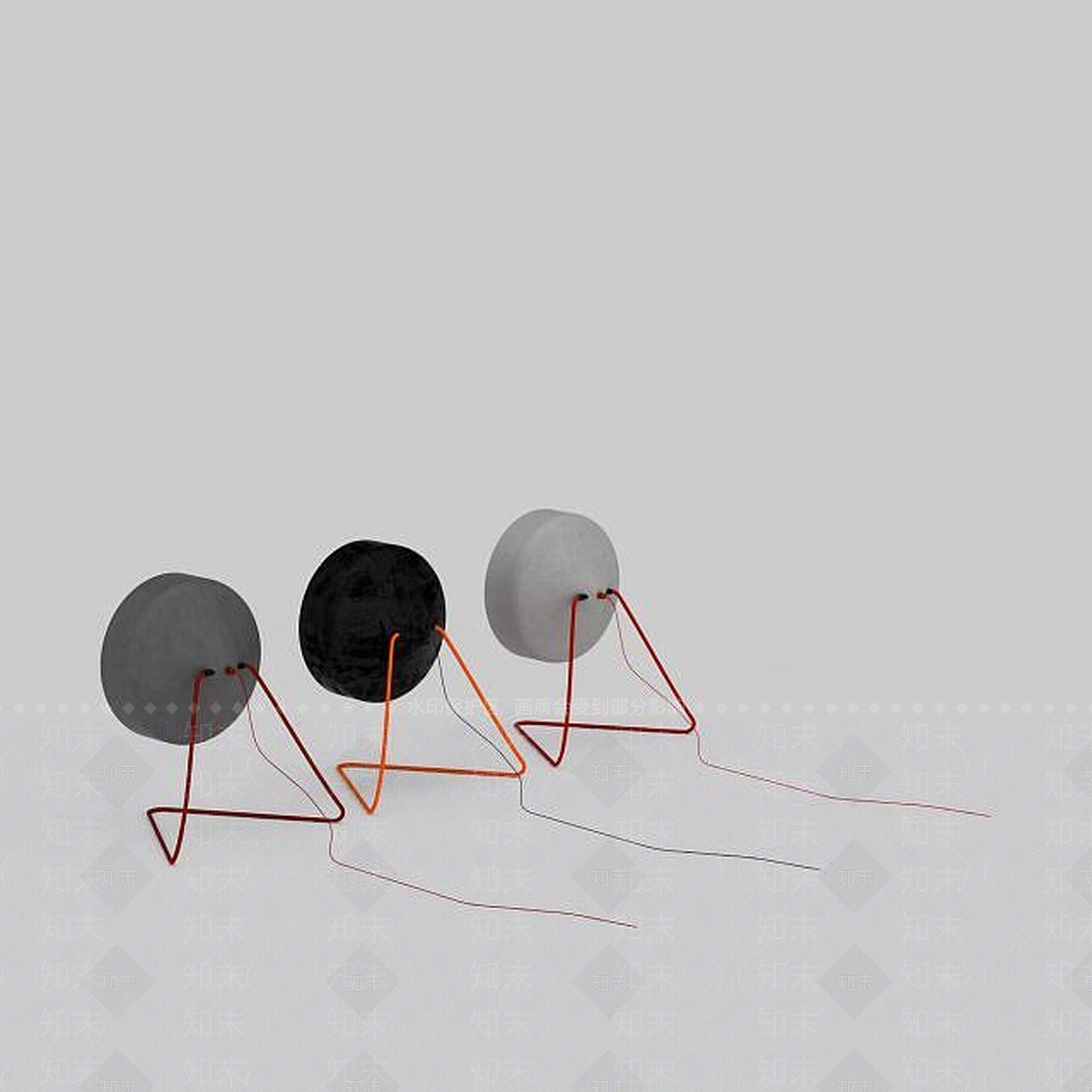 现代创意台灯3D模型下载【ID:1197650504】