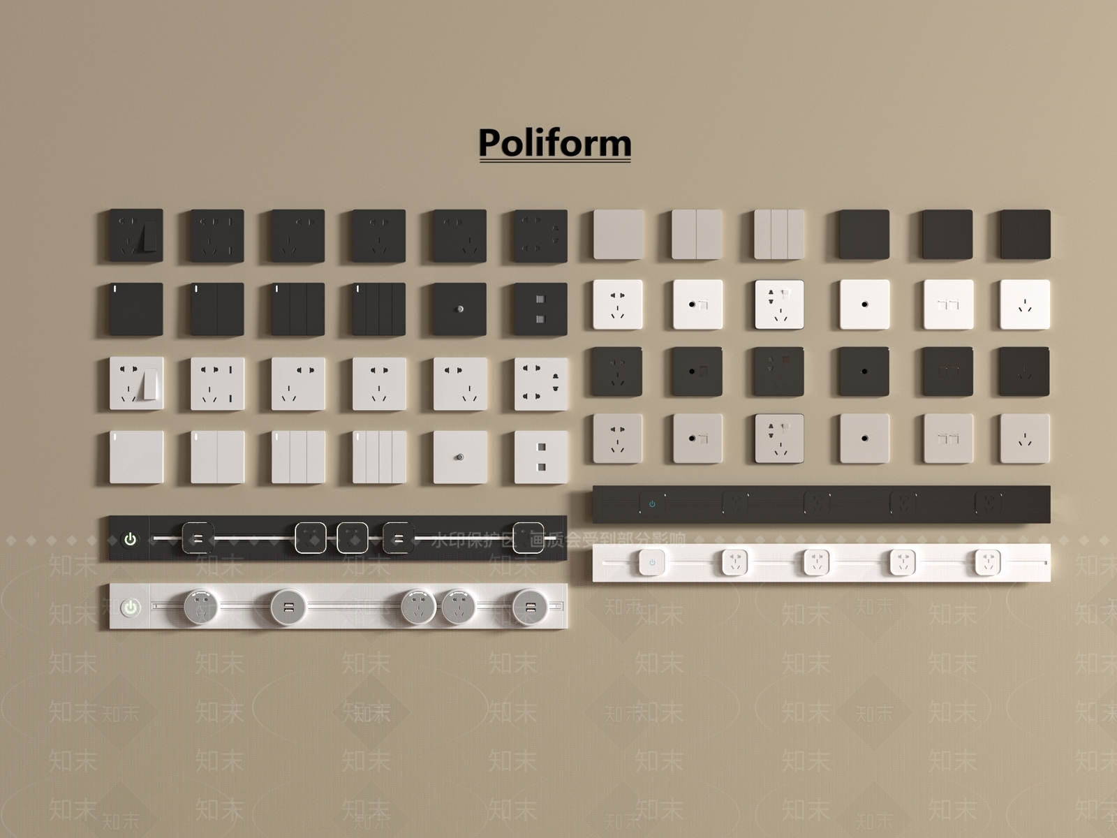 开关3D模型下载【ID:1197650976】