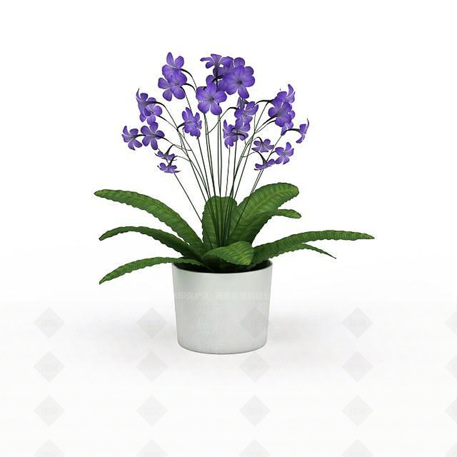 现代装饰花3D模型下载【ID:1197651243】