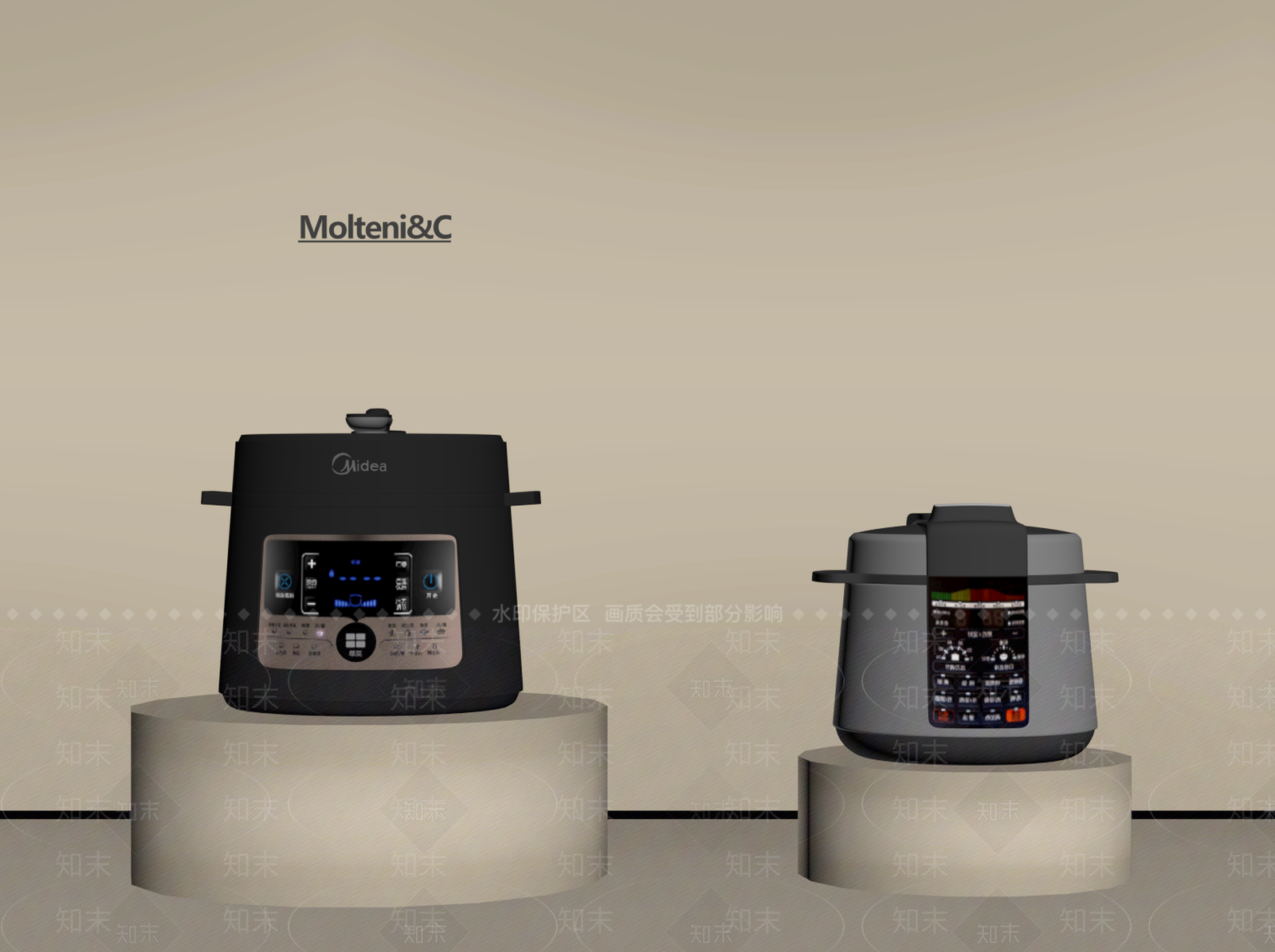 厨房用品组合SU模型下载【ID:1197651920】