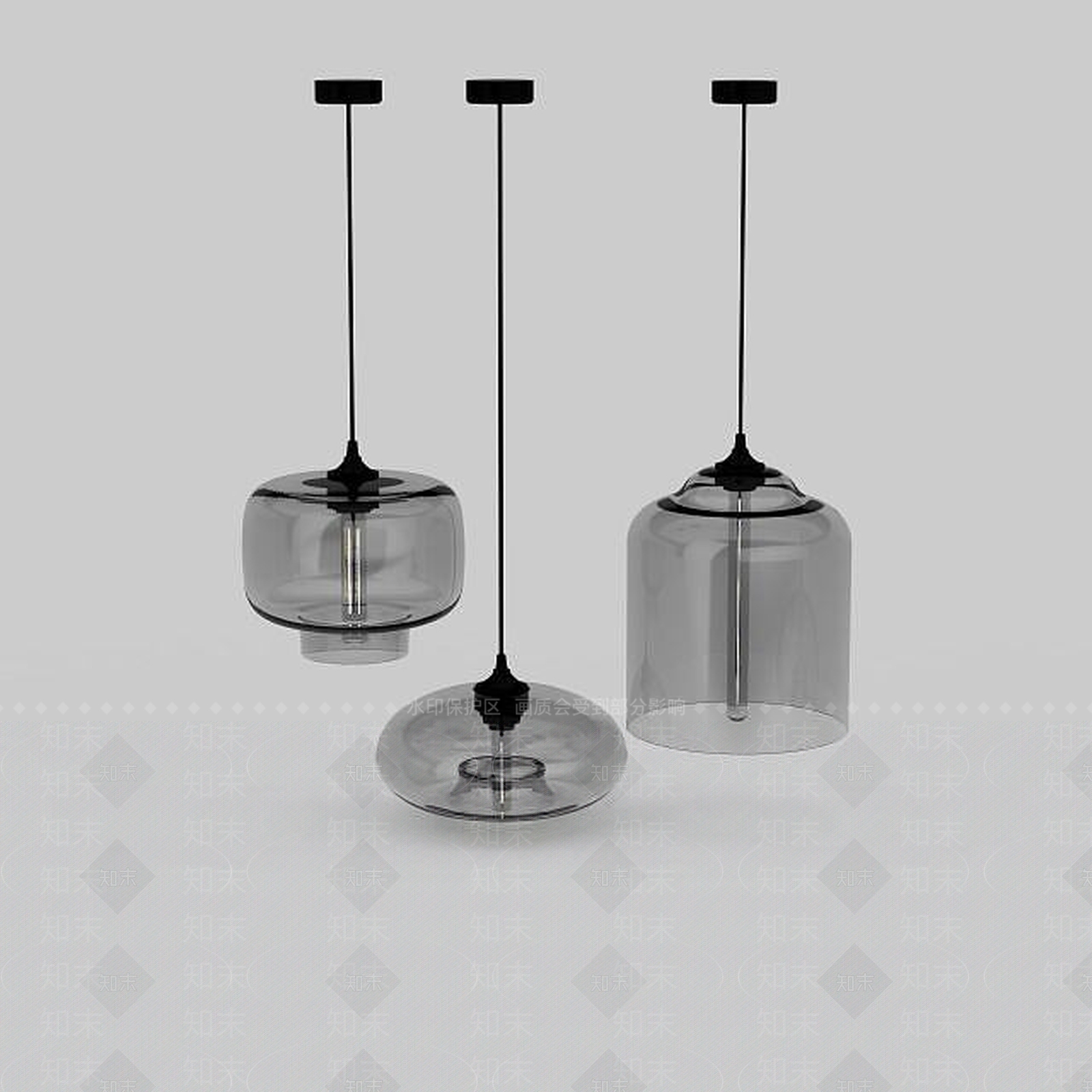 现代简约风格吊灯3D模型下载【ID:1197651828】