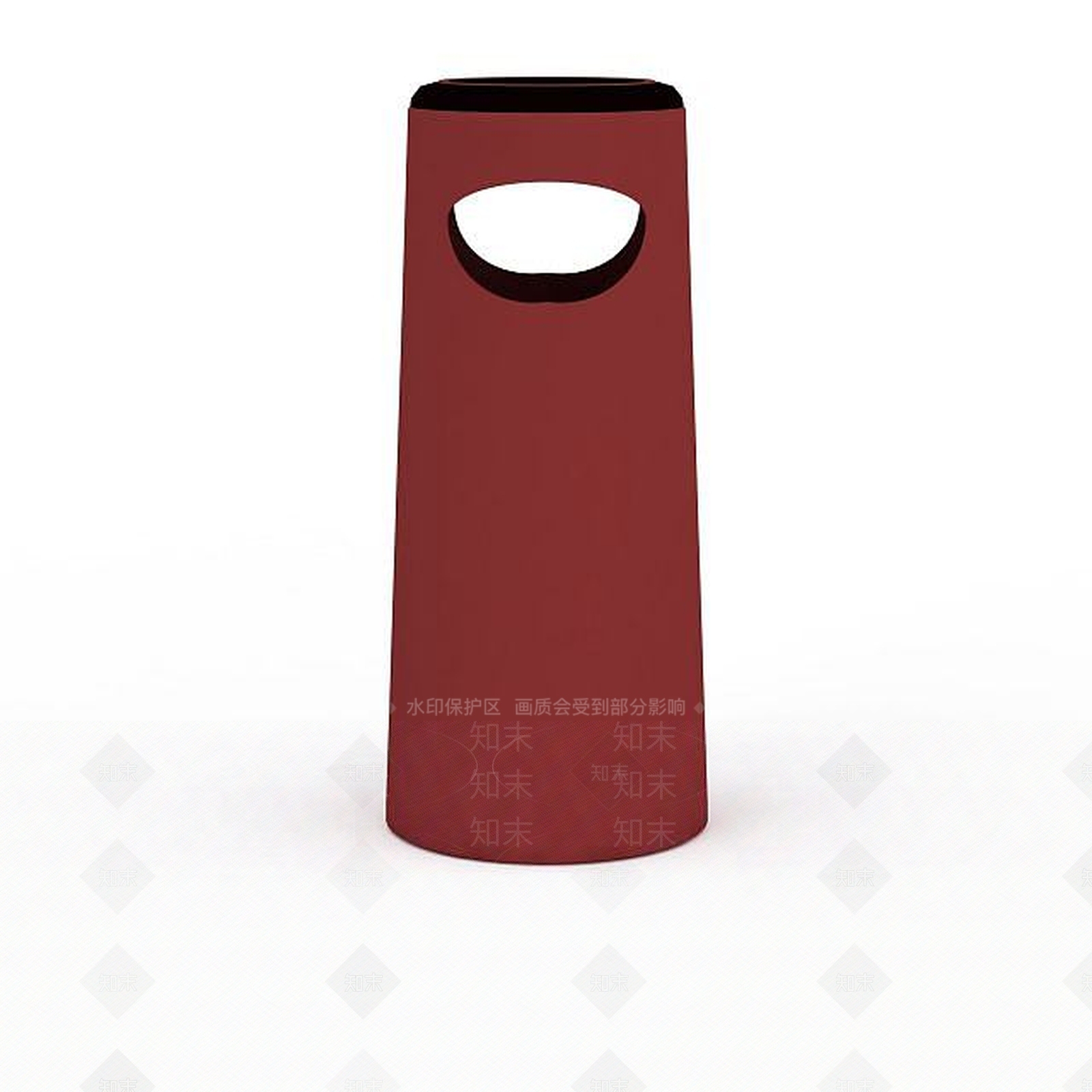 现代公园垃圾桶3D模型下载【ID:1197652428】