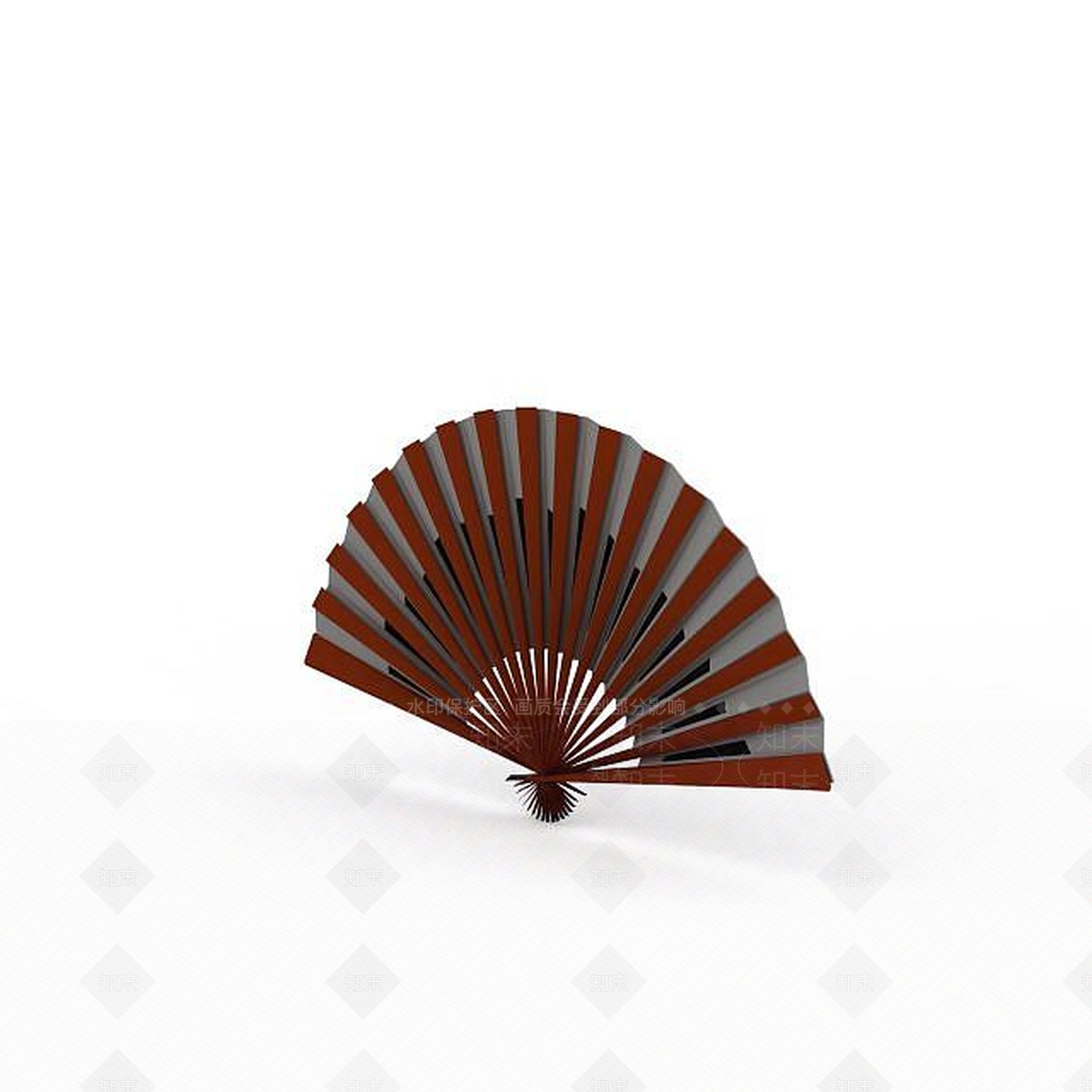 现代古代扇子3D模型下载【ID:1197652872】