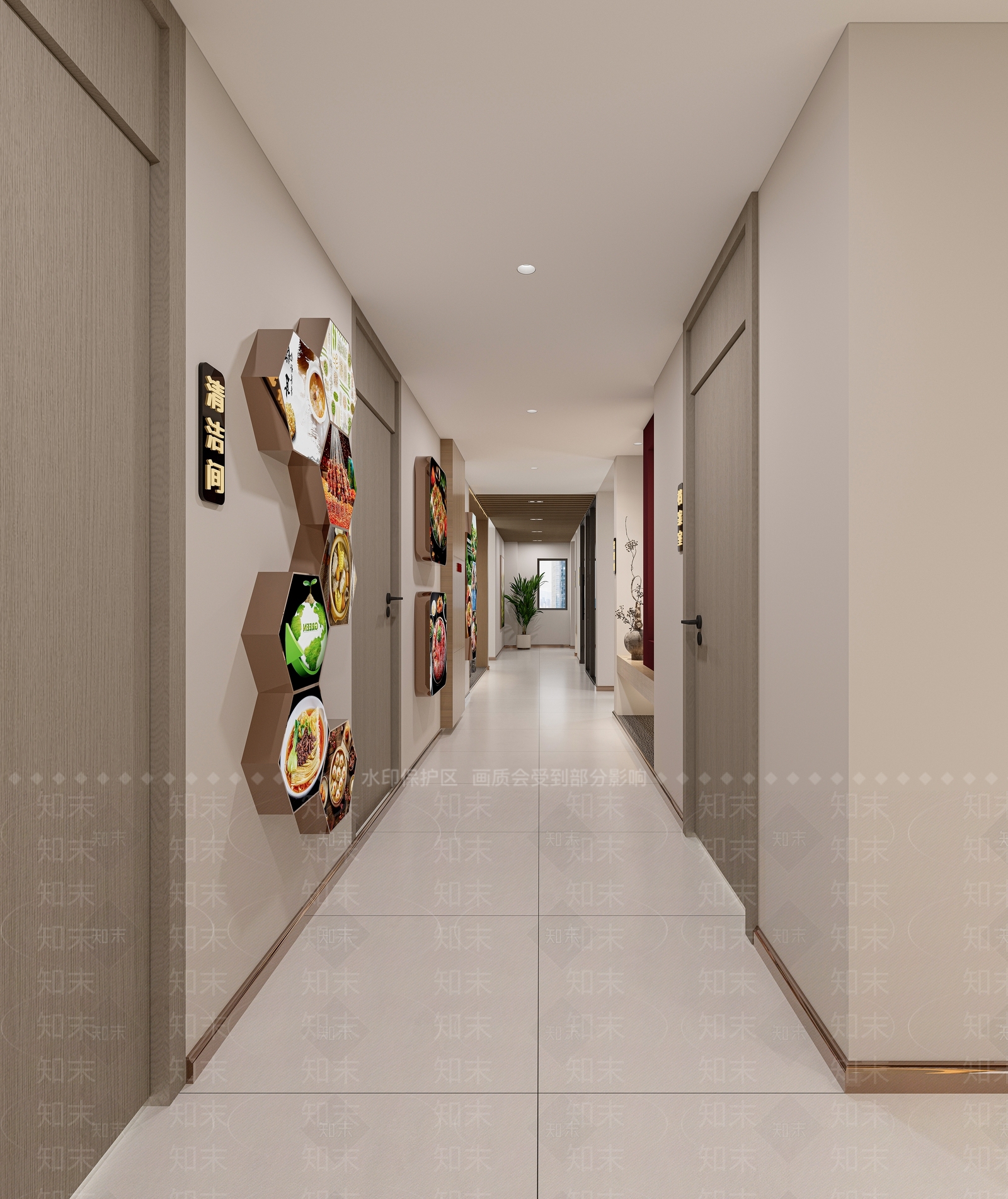 现代办公大厅3D模型下载【ID:1197653655】