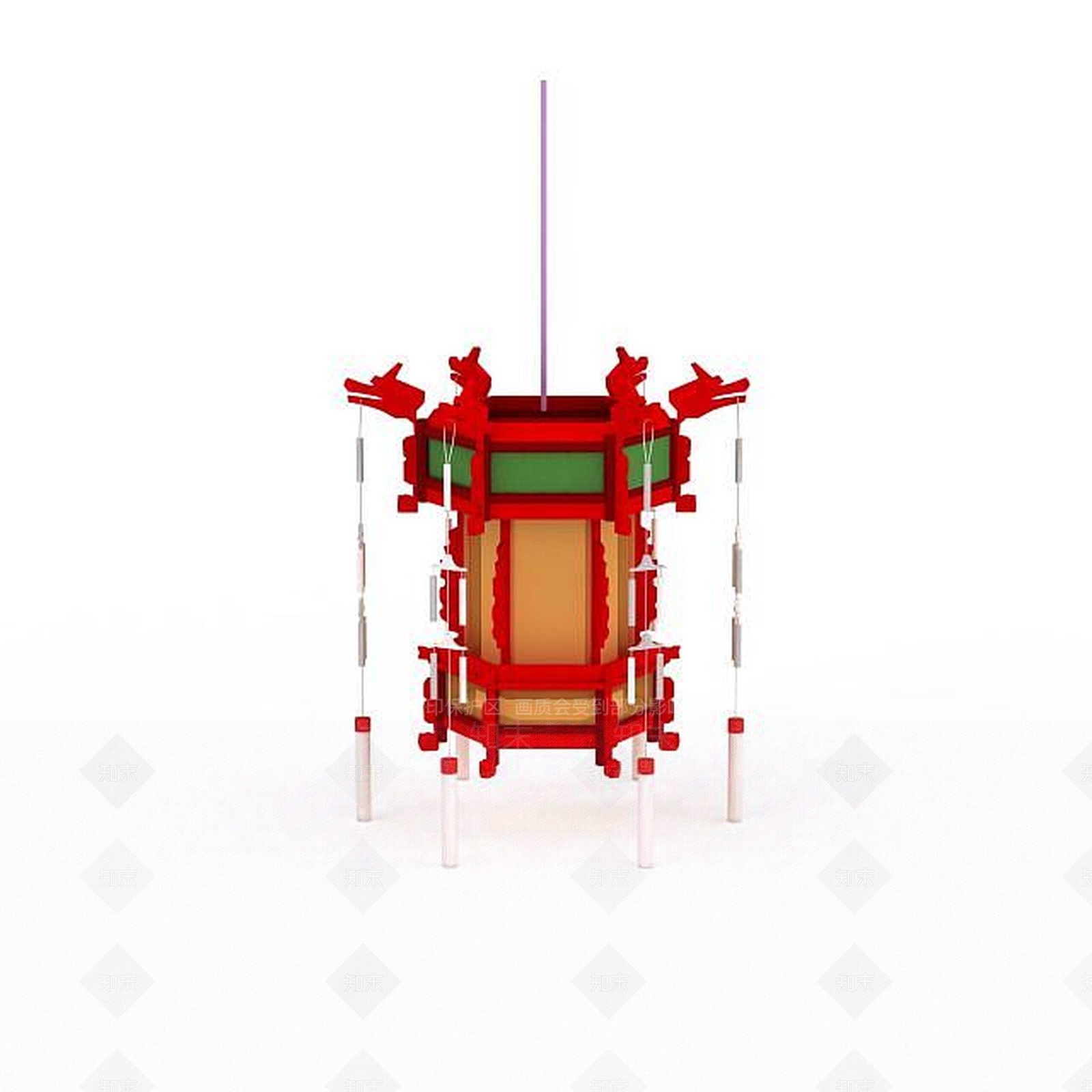 现代花灯3D模型下载【ID:1197653321】
