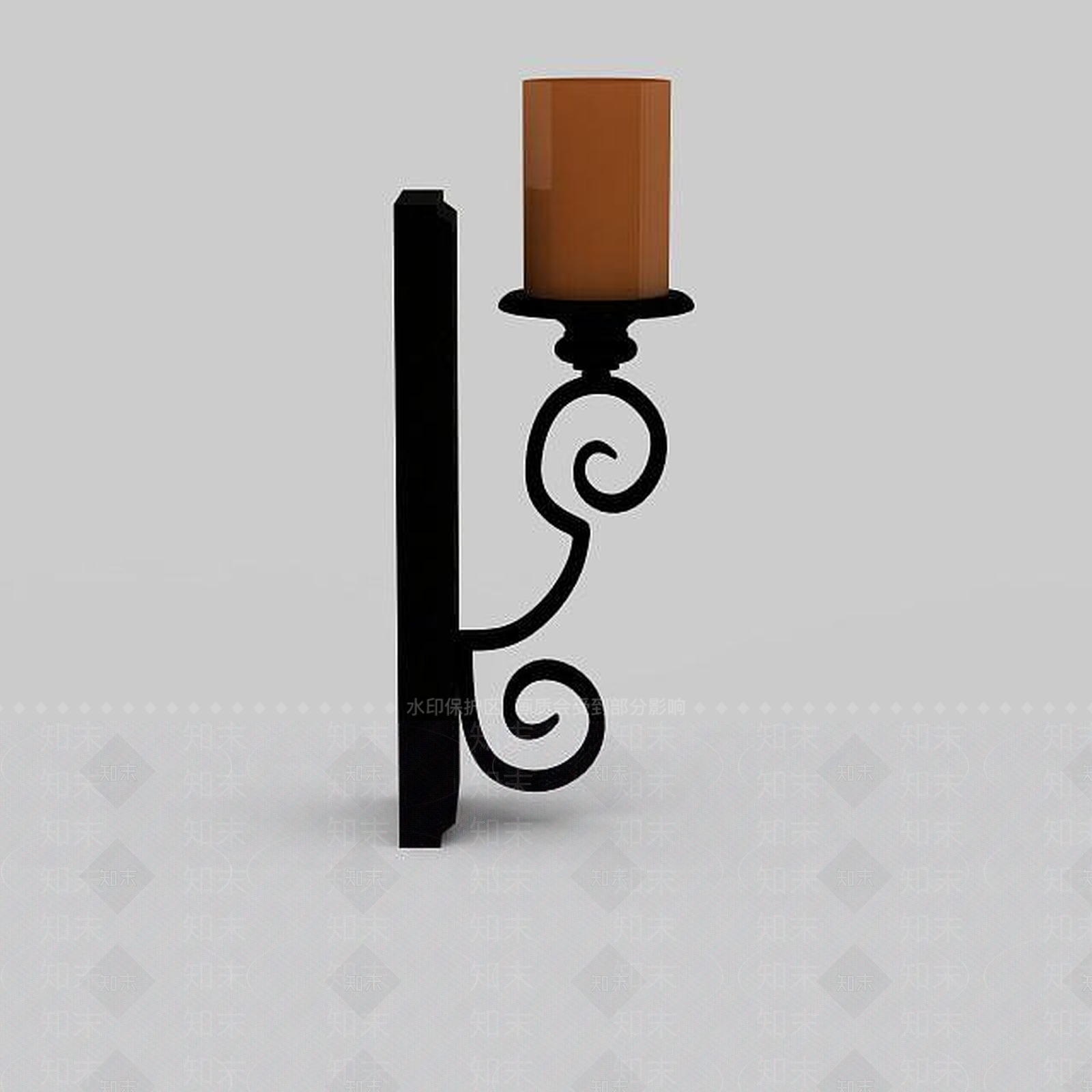 现代复古壁灯3D模型下载【ID:1197653647】