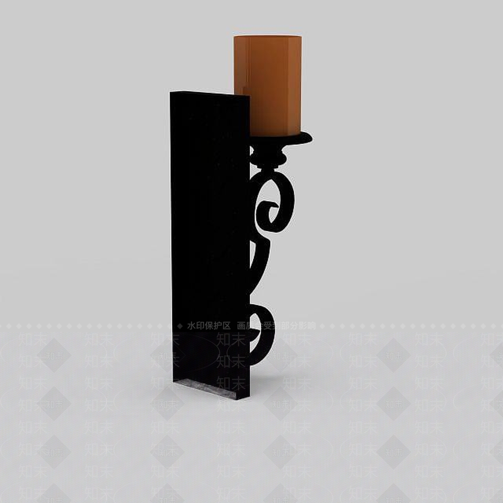 现代复古壁灯3D模型下载【ID:1197653647】