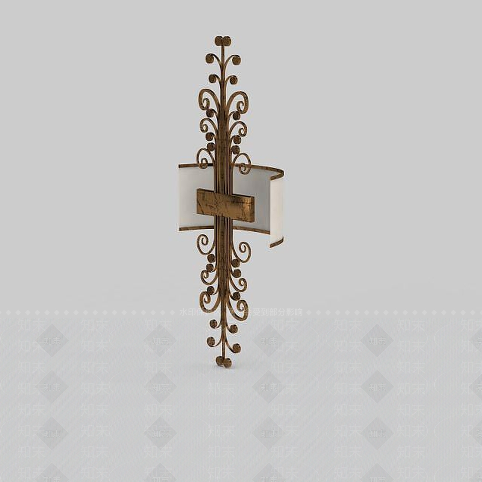 欧式古典欧式风格壁灯3D模型下载【ID:1197653756】