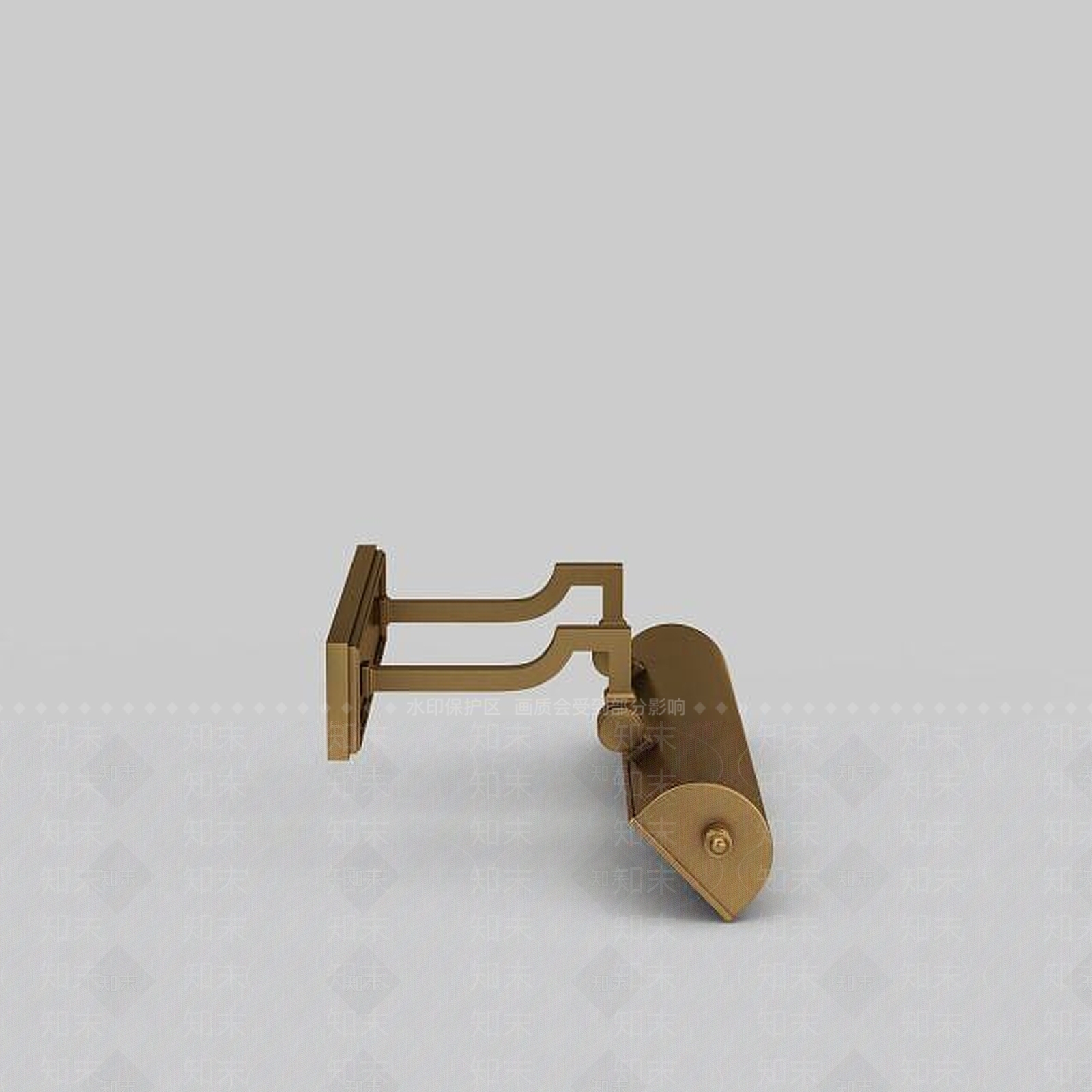 现代铜艺壁灯3D模型下载【ID:1197653903】