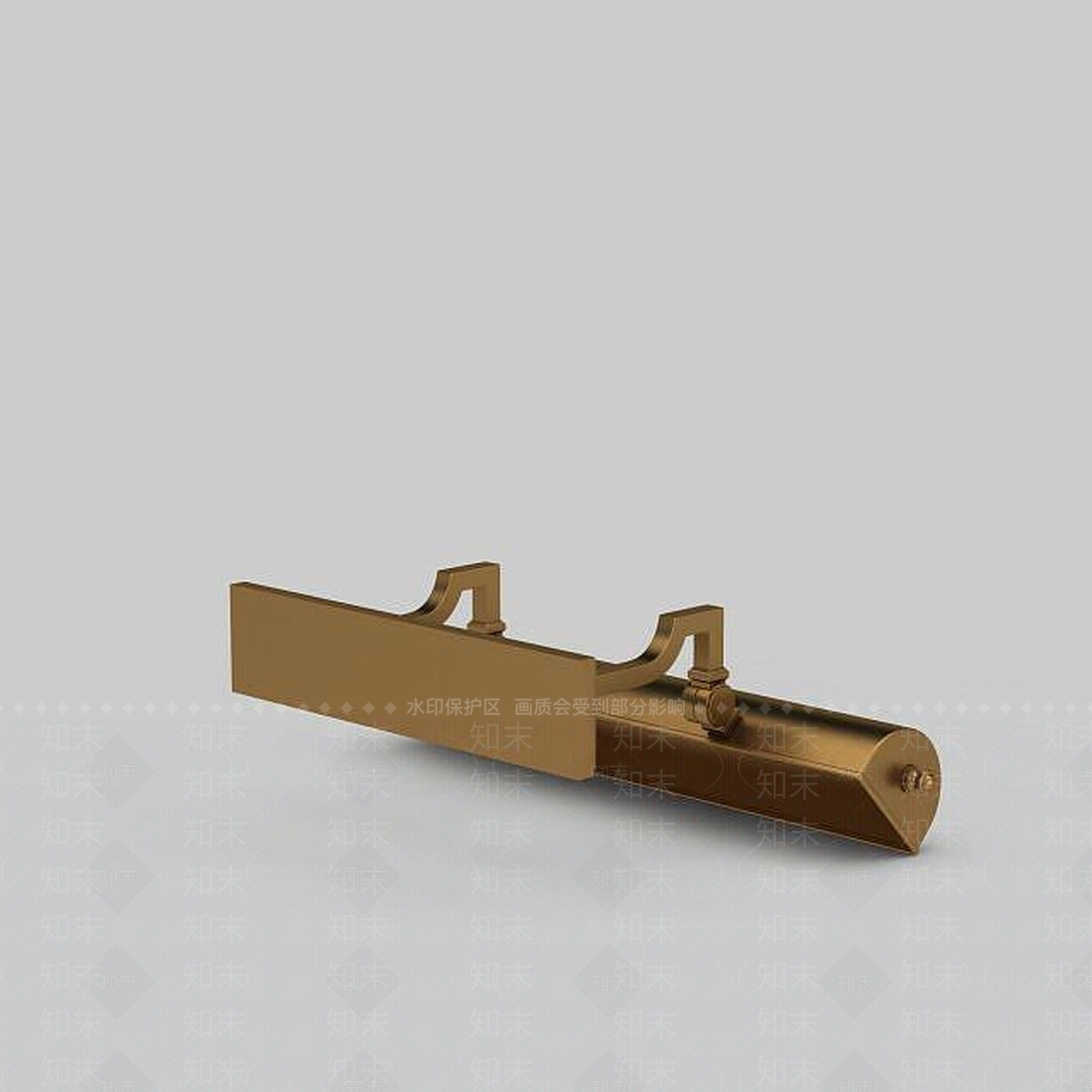 现代铜艺壁灯3D模型下载【ID:1197653903】
