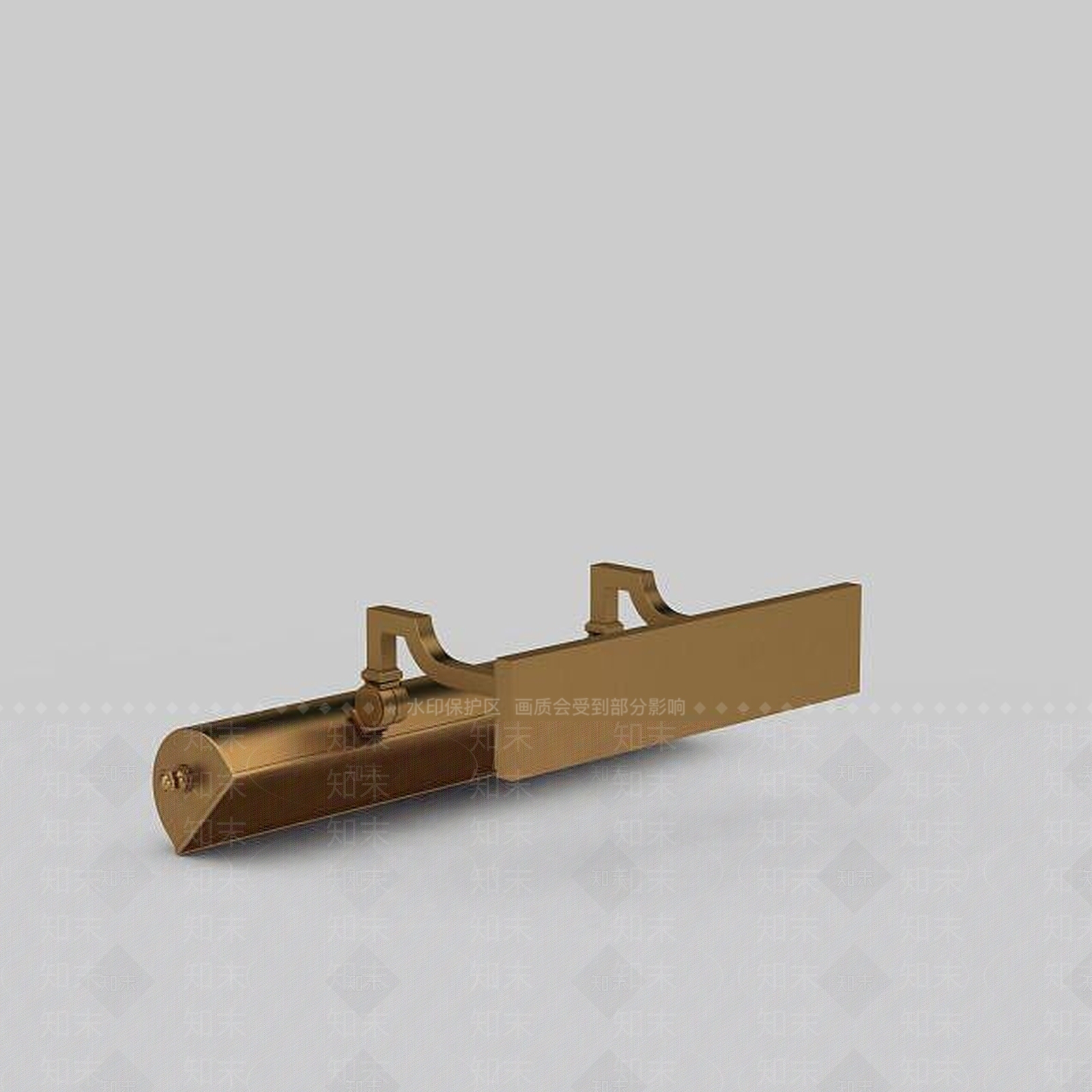 现代铜艺壁灯3D模型下载【ID:1197653903】