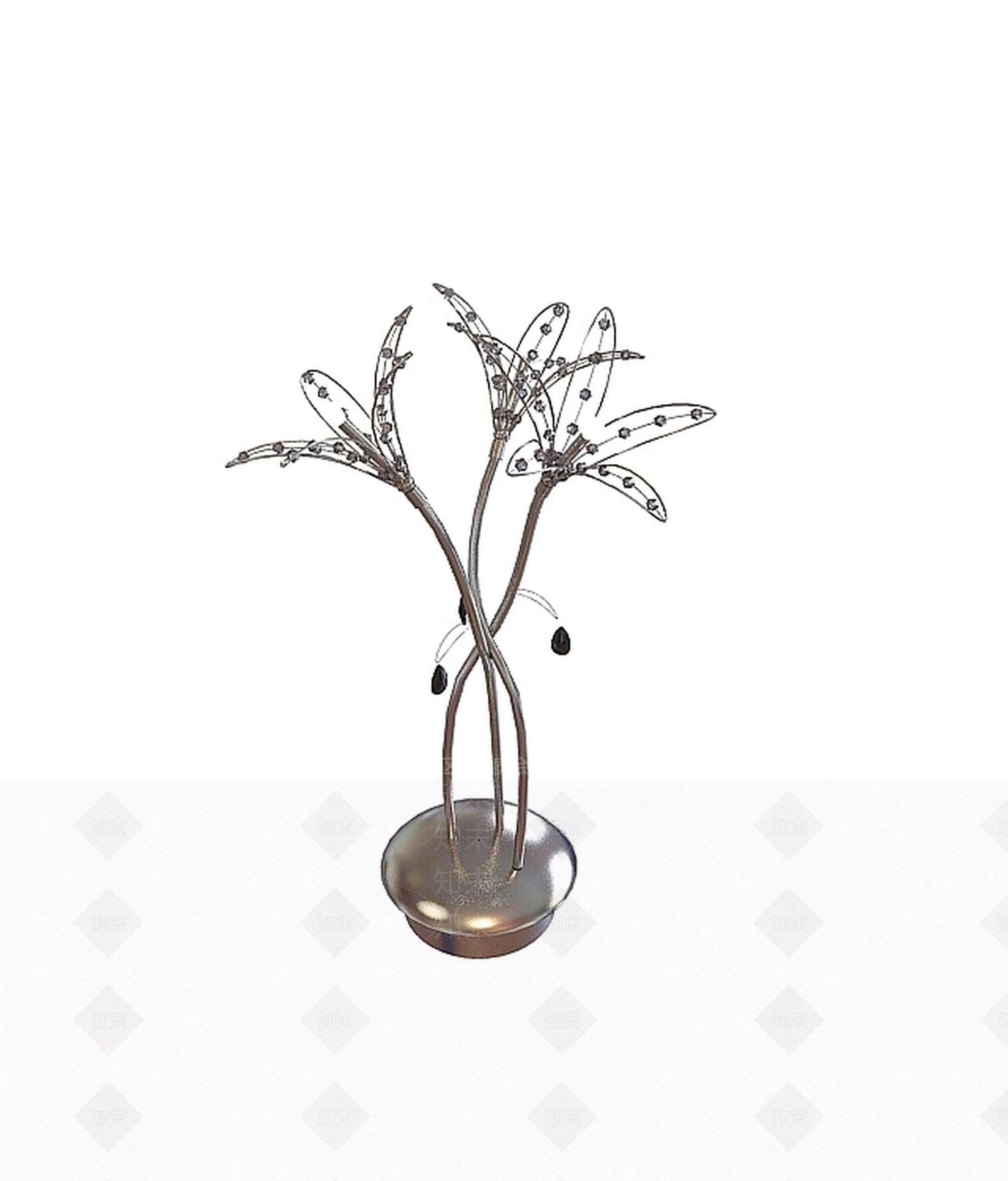 现代花造型台灯3D模型下载【ID:1197653969】