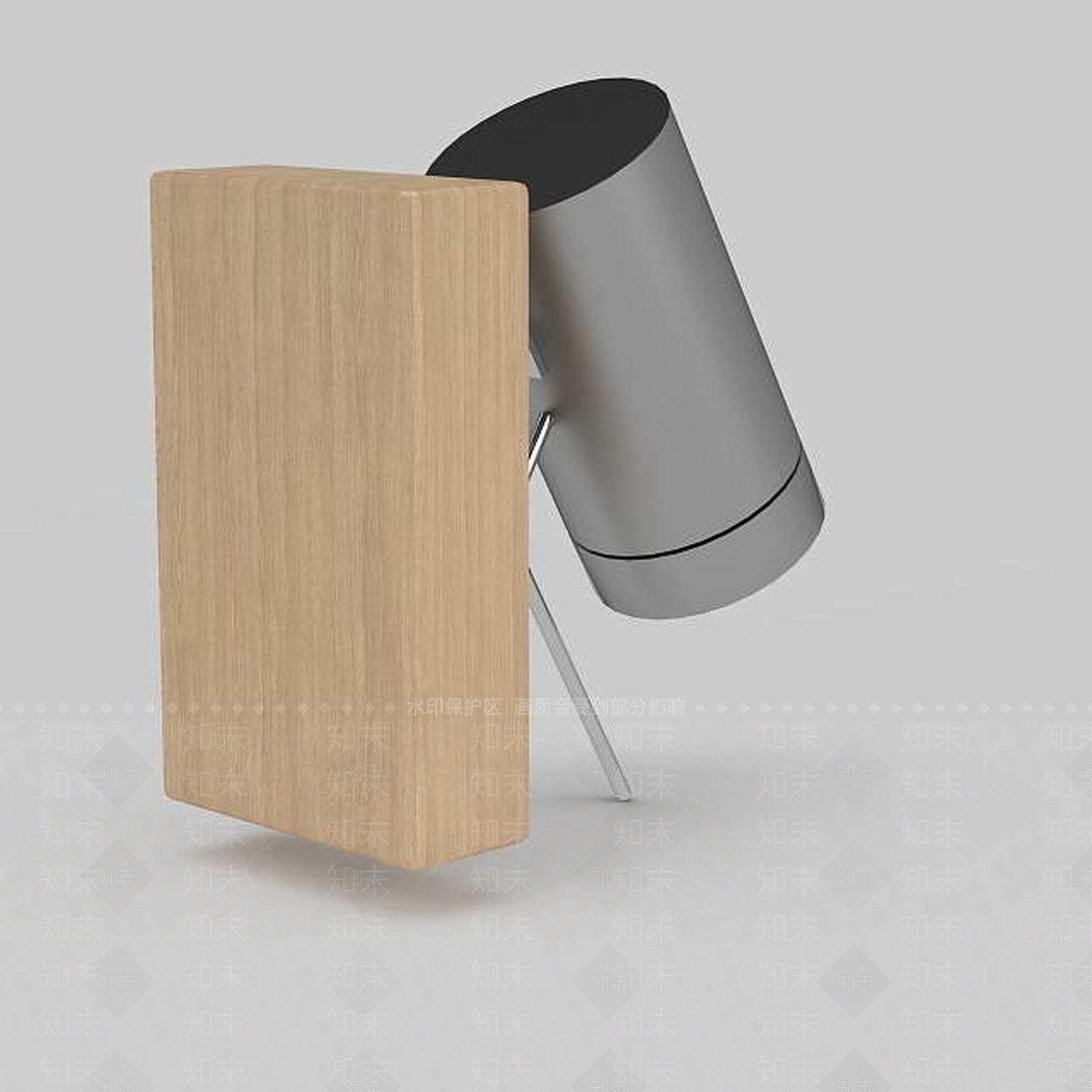 现代led壁灯3D模型下载【ID:1197654002】