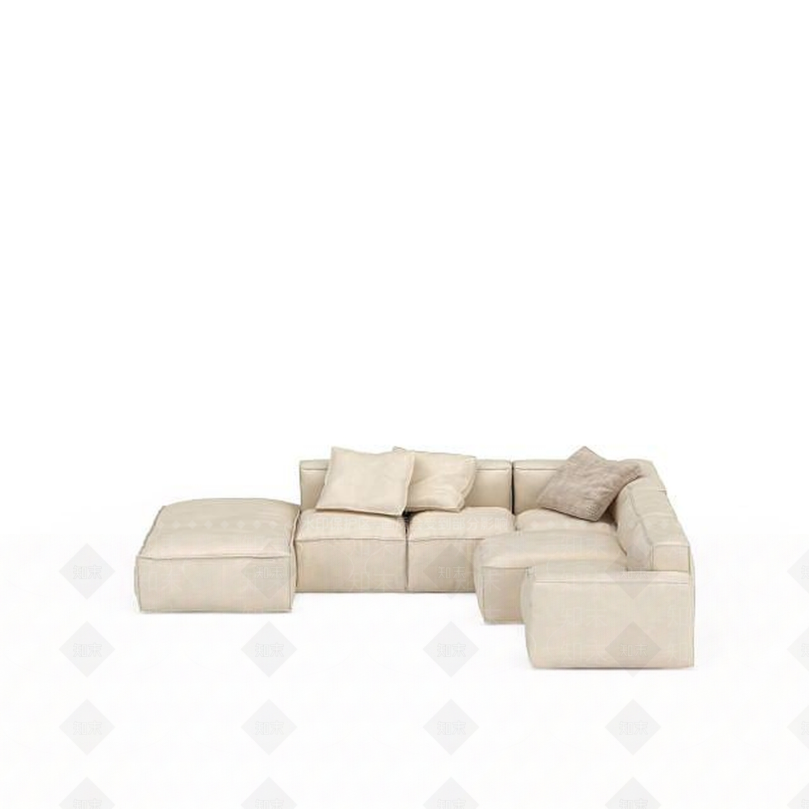 现代沙发椅子3D模型下载【ID:1197654312】