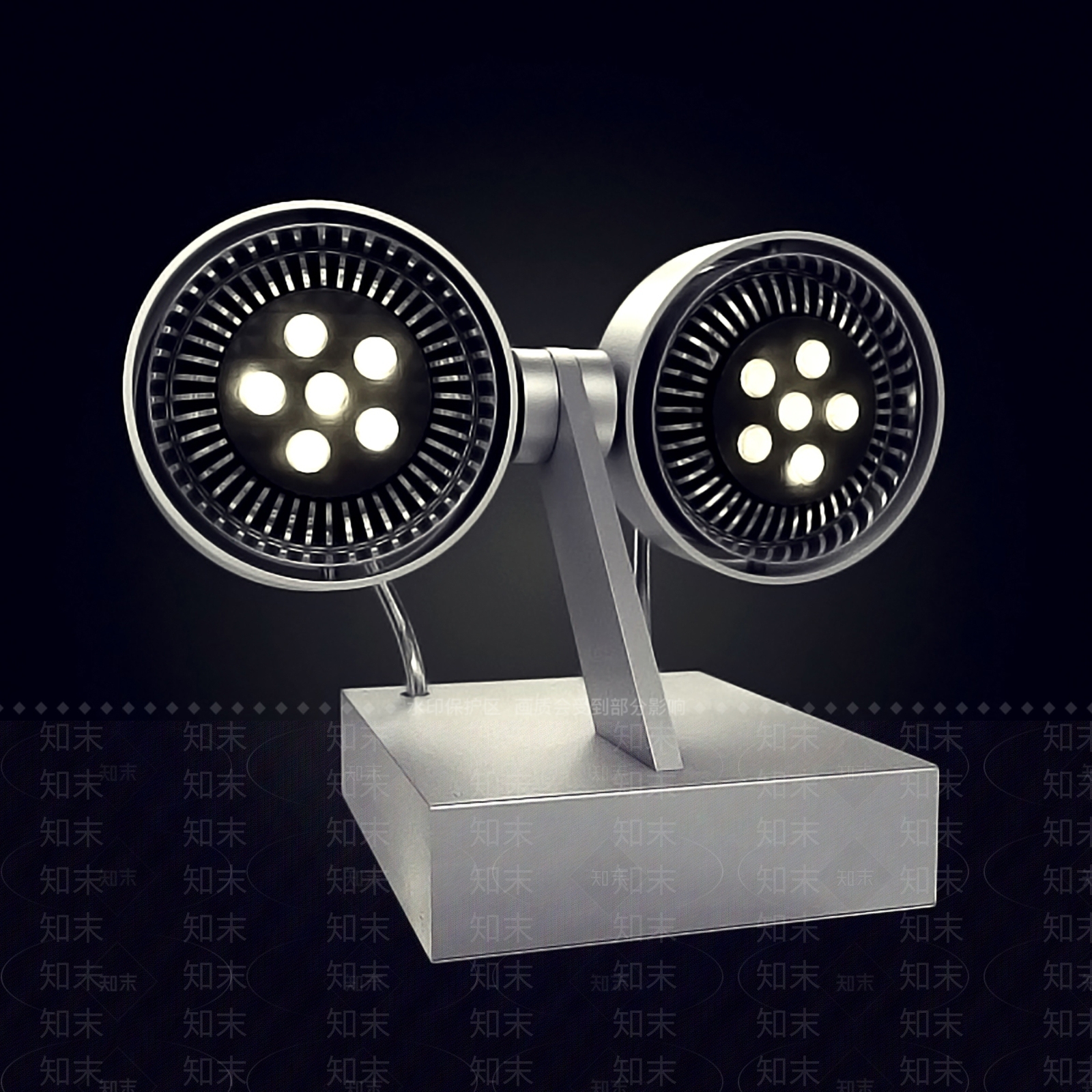 工业极简射灯3D模型下载【ID:1197655263】