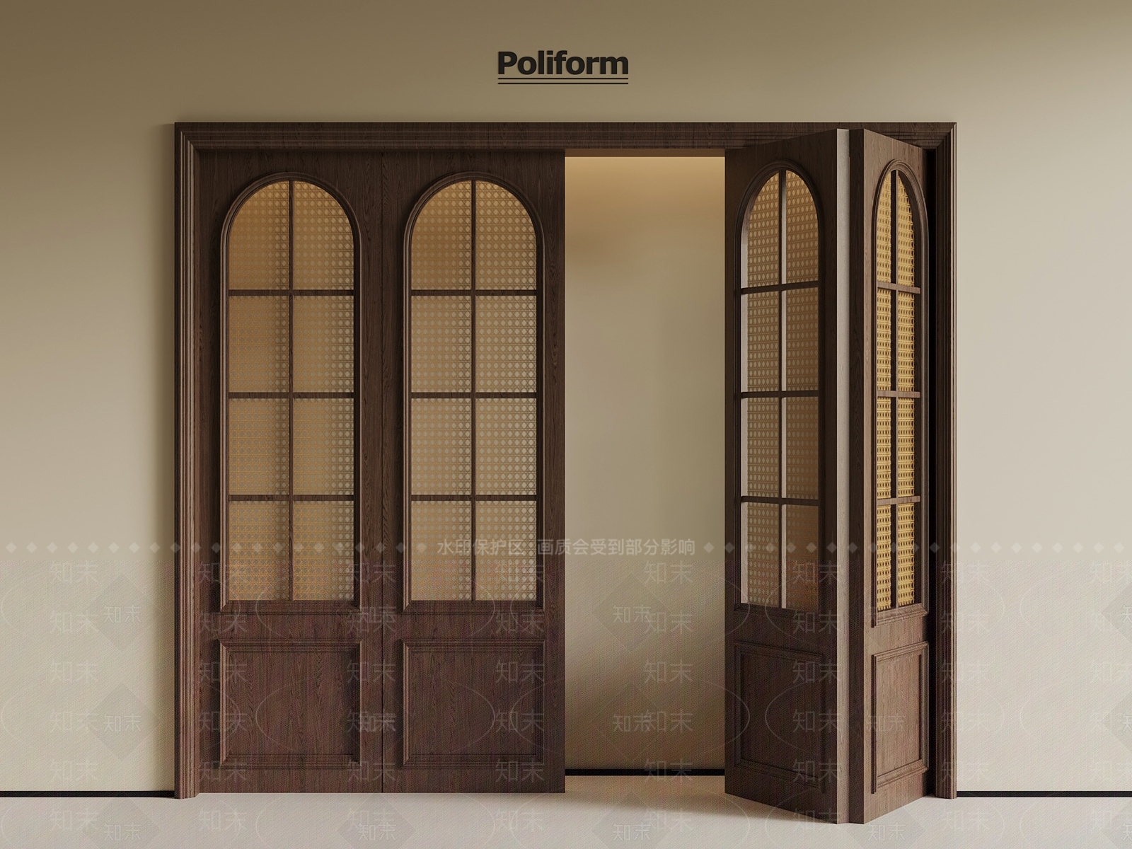 中古折叠门SU模型下载【ID:1197660140】