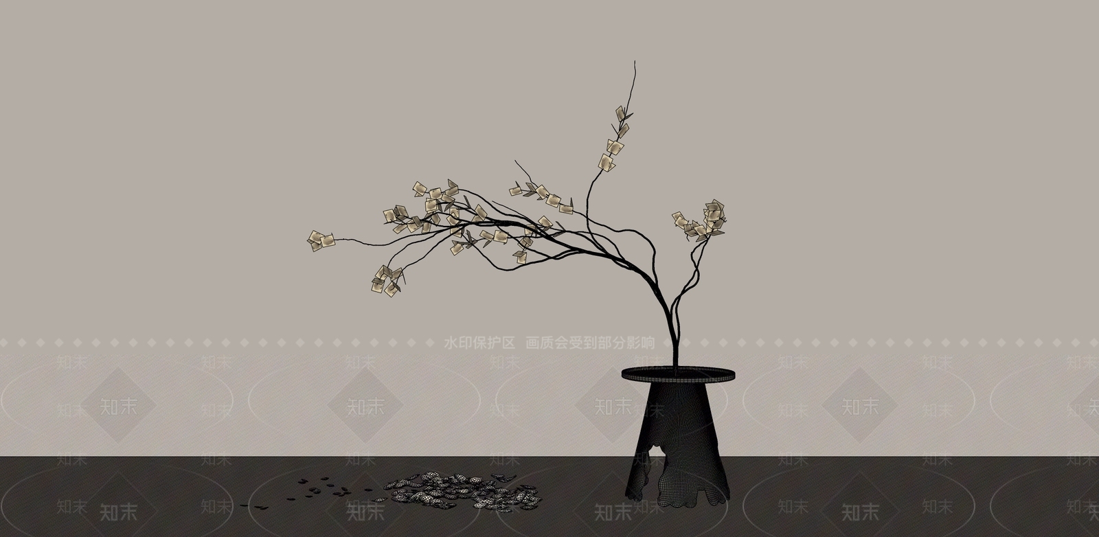 盆栽SU模型下载【ID:1197662567】