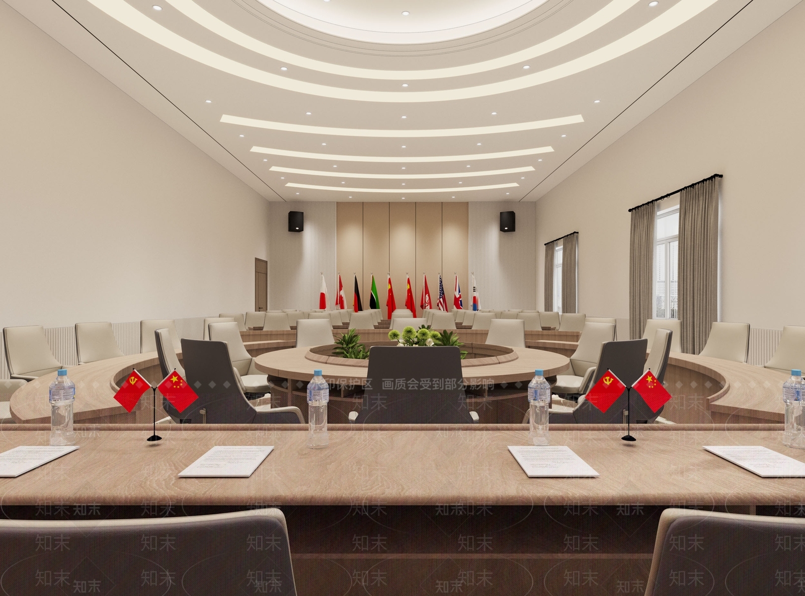 现代报告厅3D模型下载【ID:1197663979】