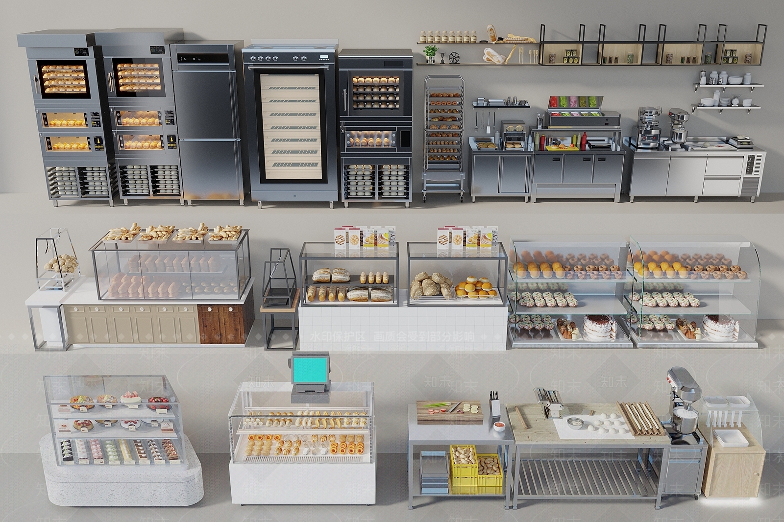 货架SU模型下载【ID:1197665541】